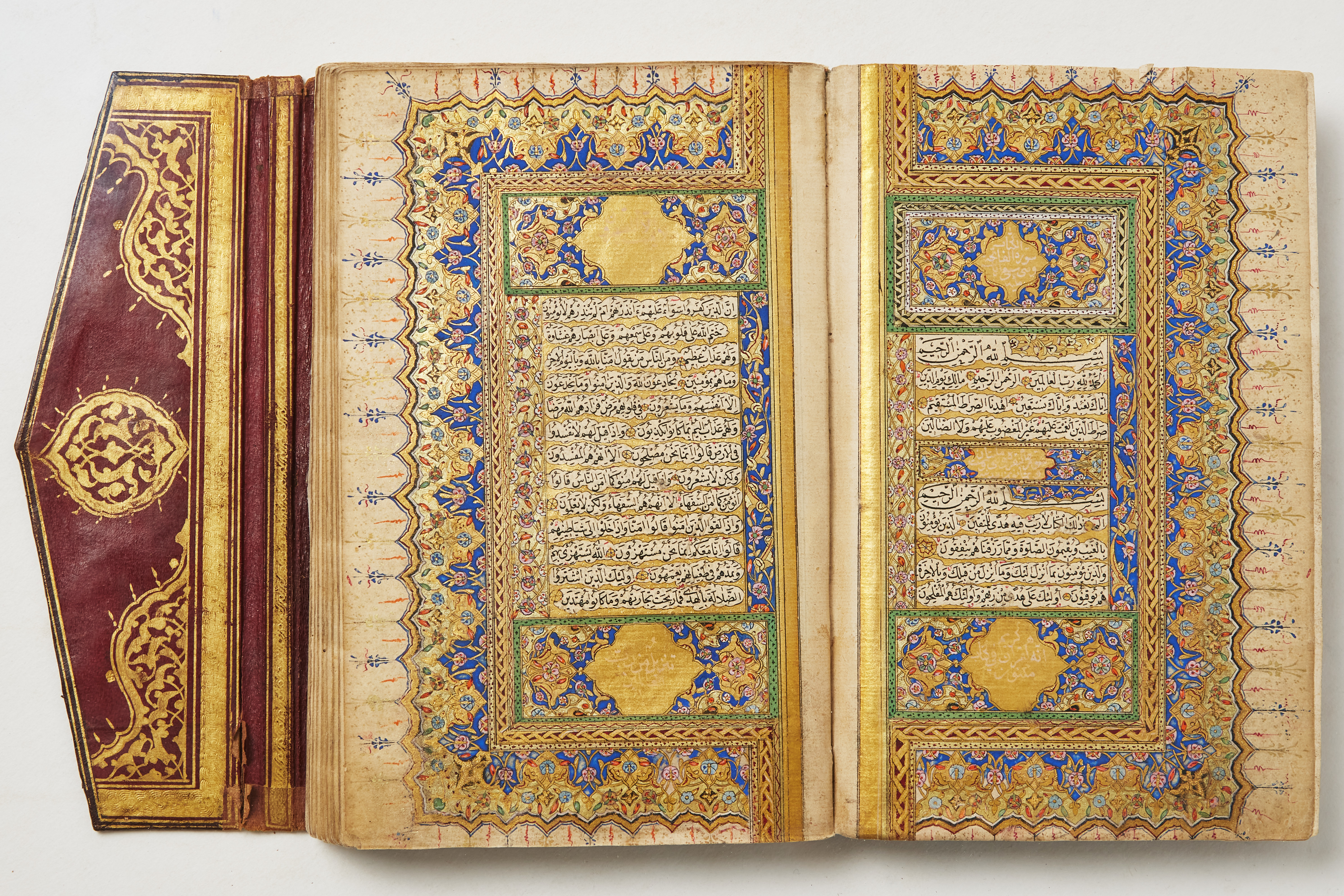 KORAN, ARABISK HANDSKRIFT, 1800-TAL.
