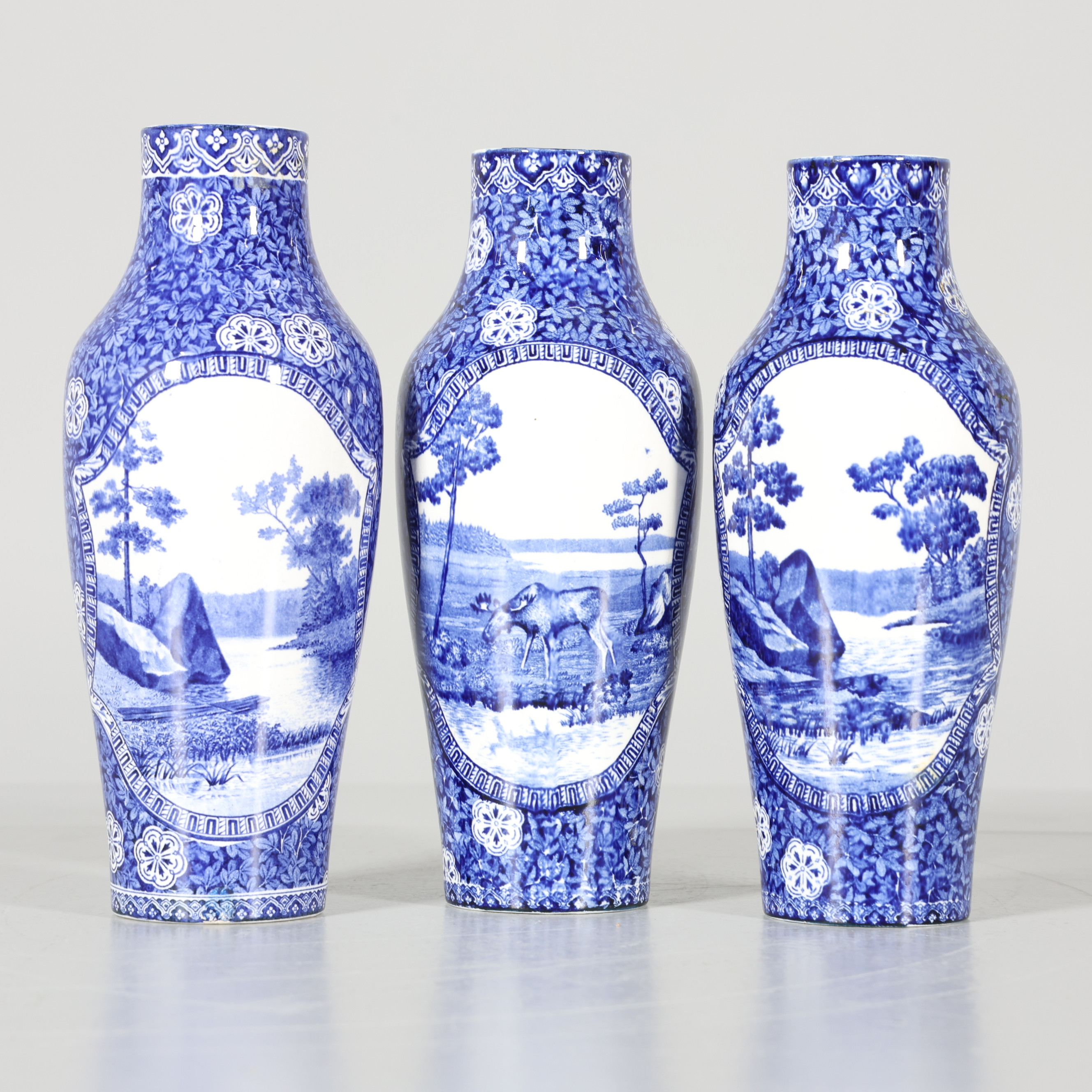 VASER, 3 stycken, keramik, Rörstrand.