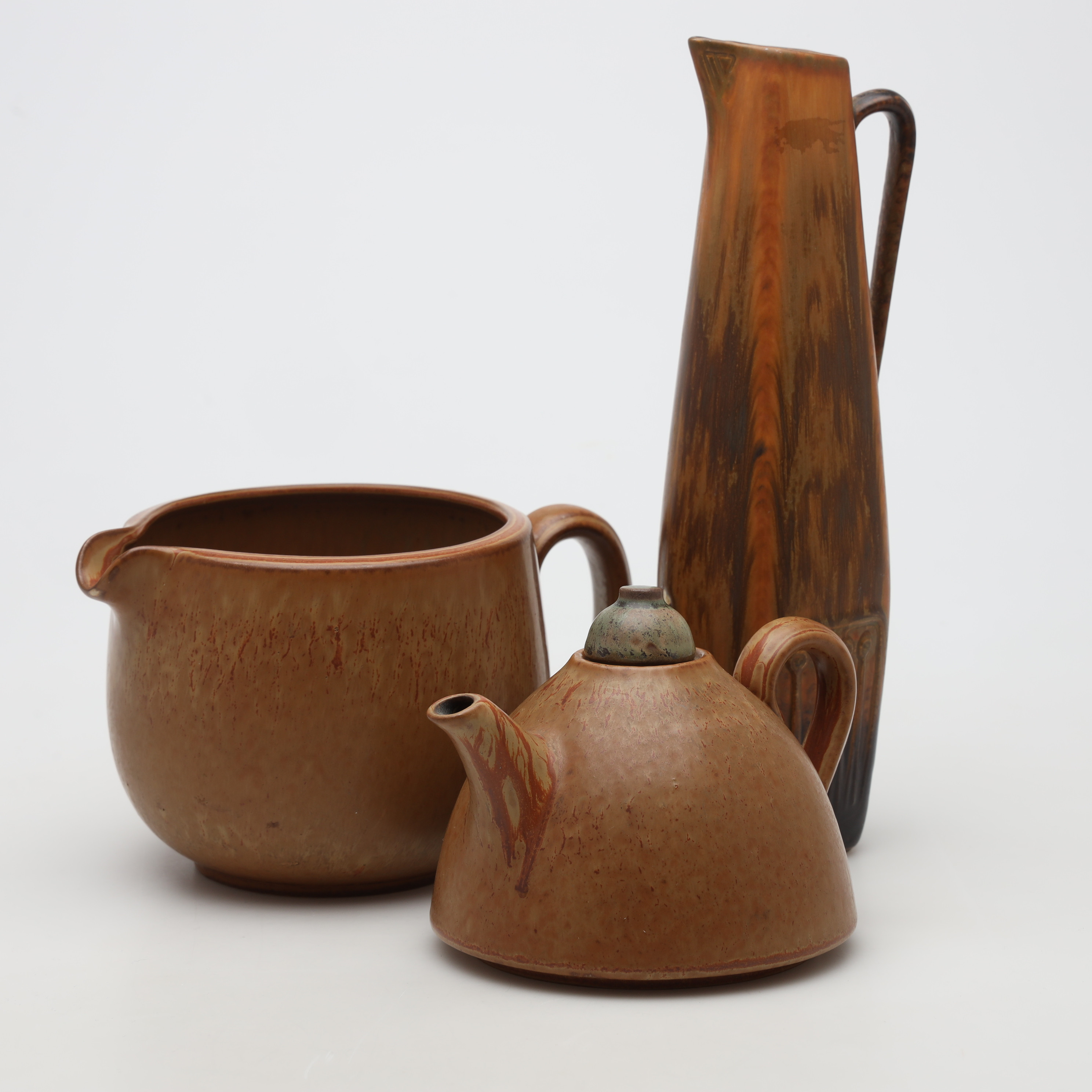 GUNNAR NYLUND. KANNOR, 3 delar, bl.a "AST" Rörstrand.