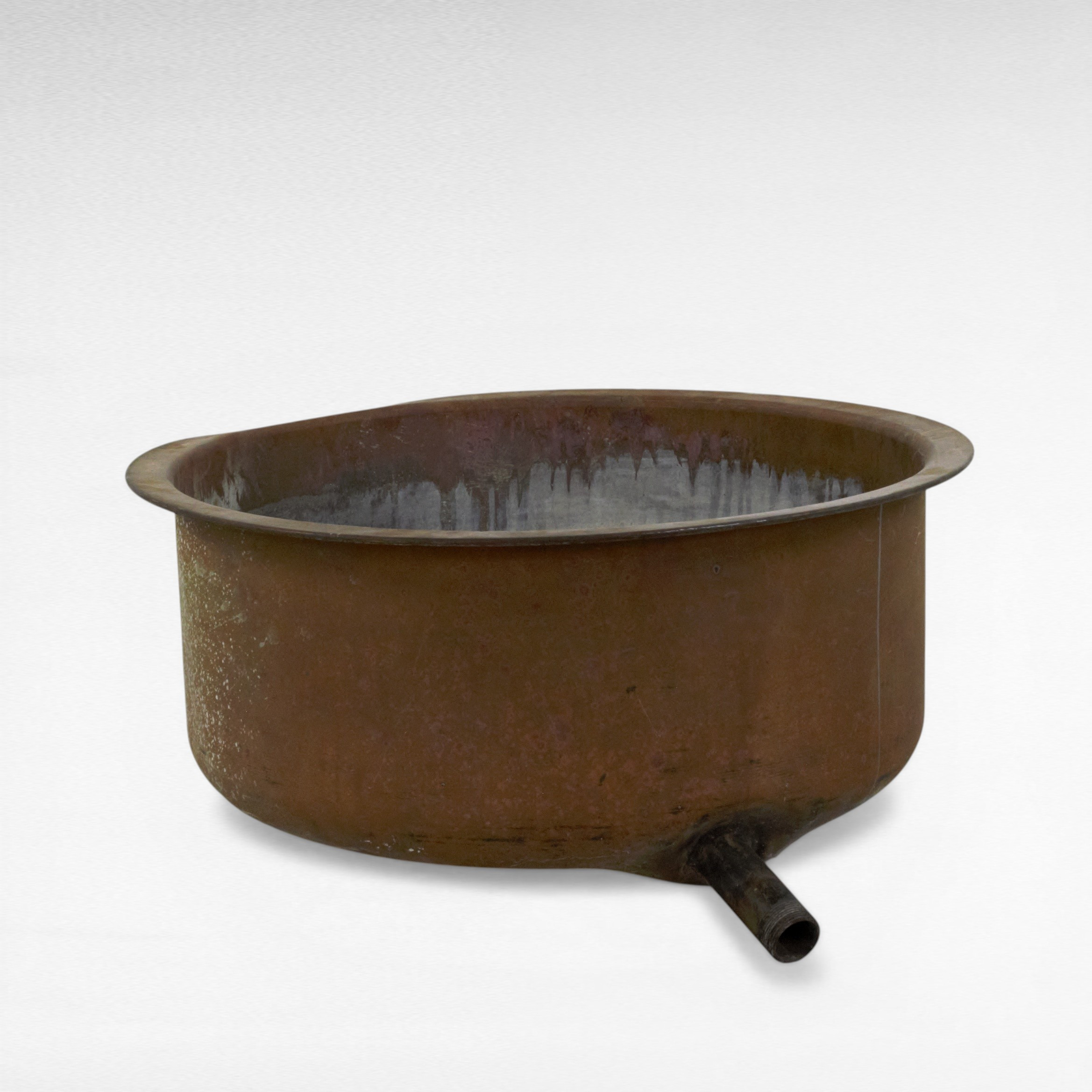 KOPPARTUNNA med avrinningsrör, 1900-tal.