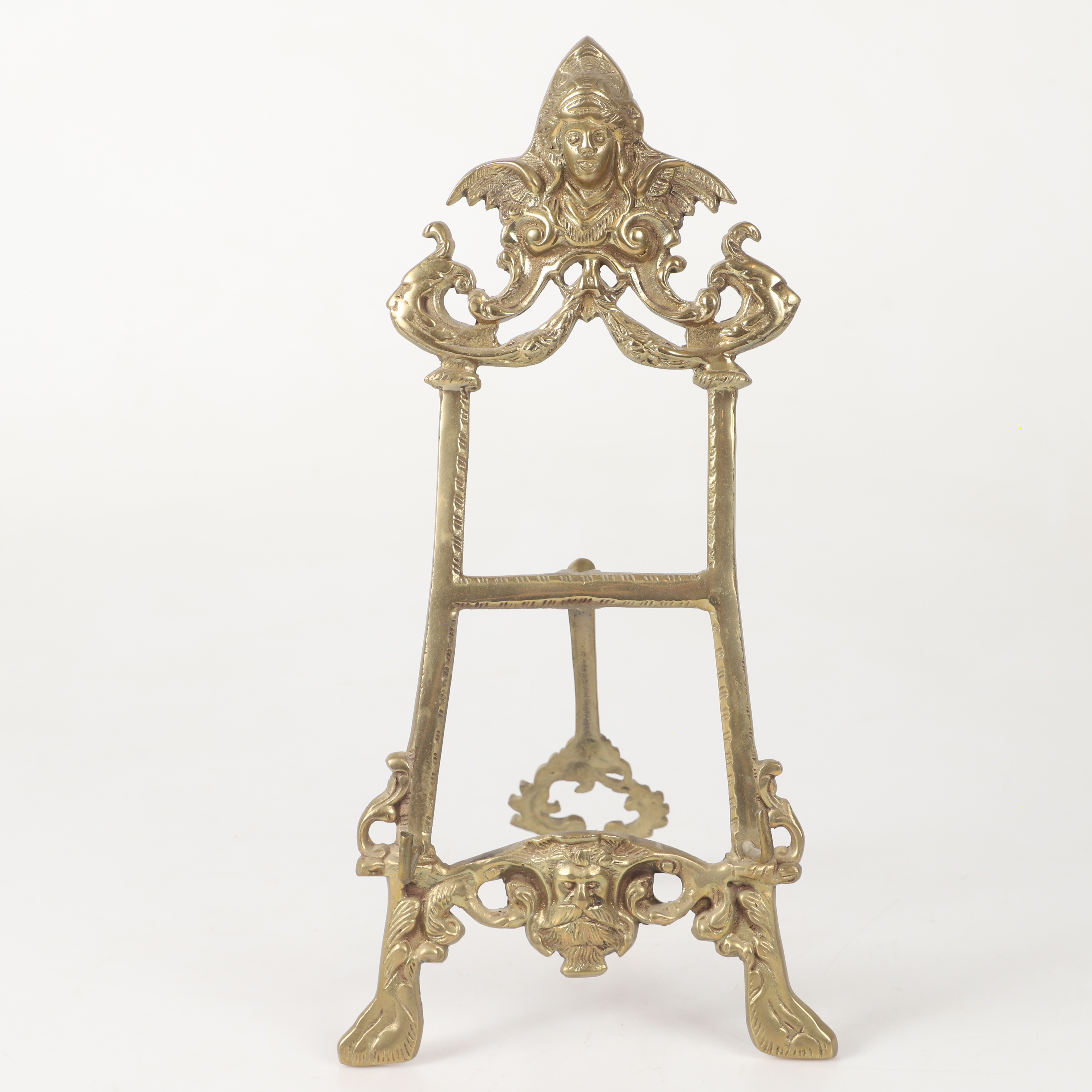 FOTO/TAVELSTÄLL, mässing, empirstil, 1900-tal.