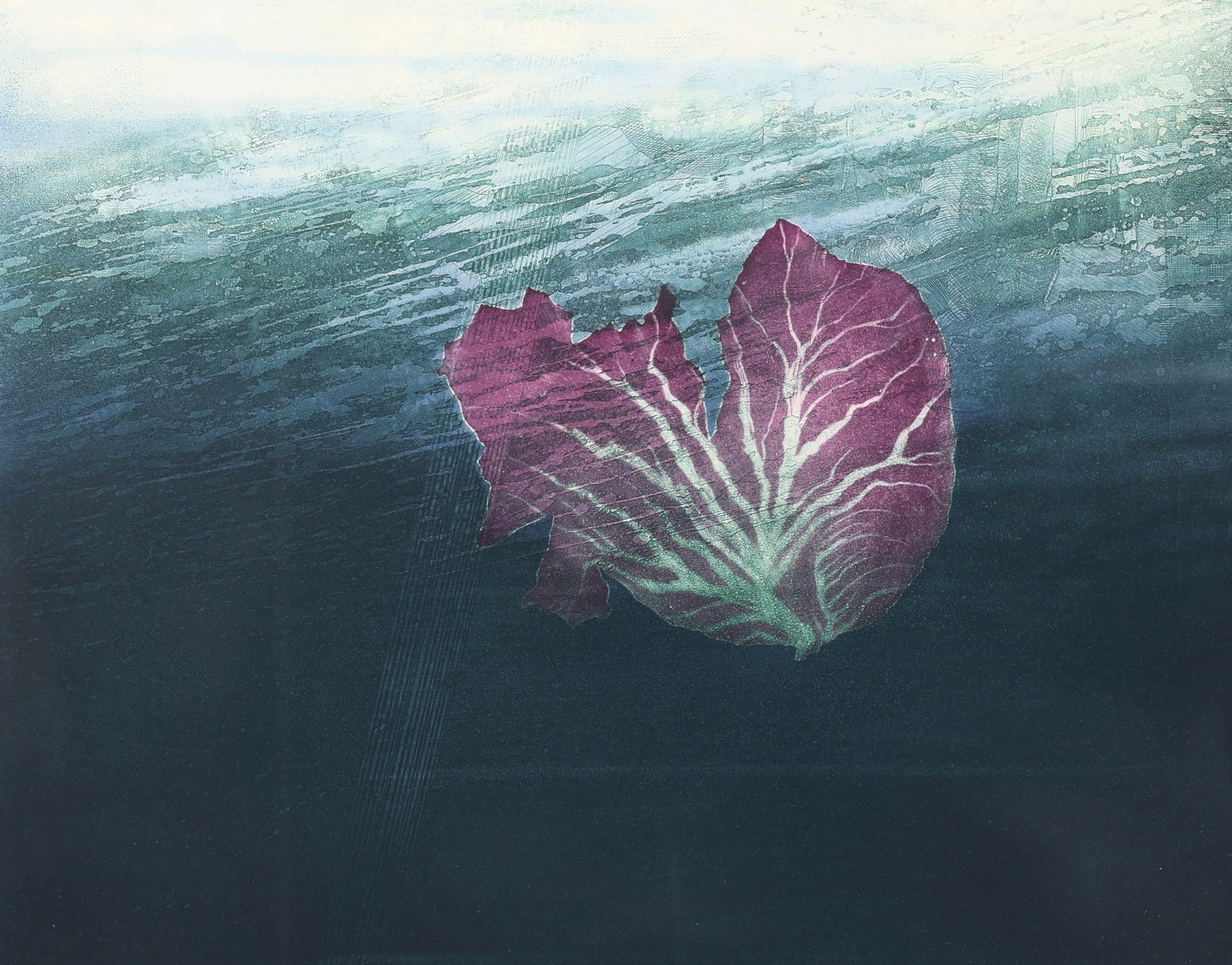 THOMAS FRISK. Litografi, Signerad, numrerad 101/330.