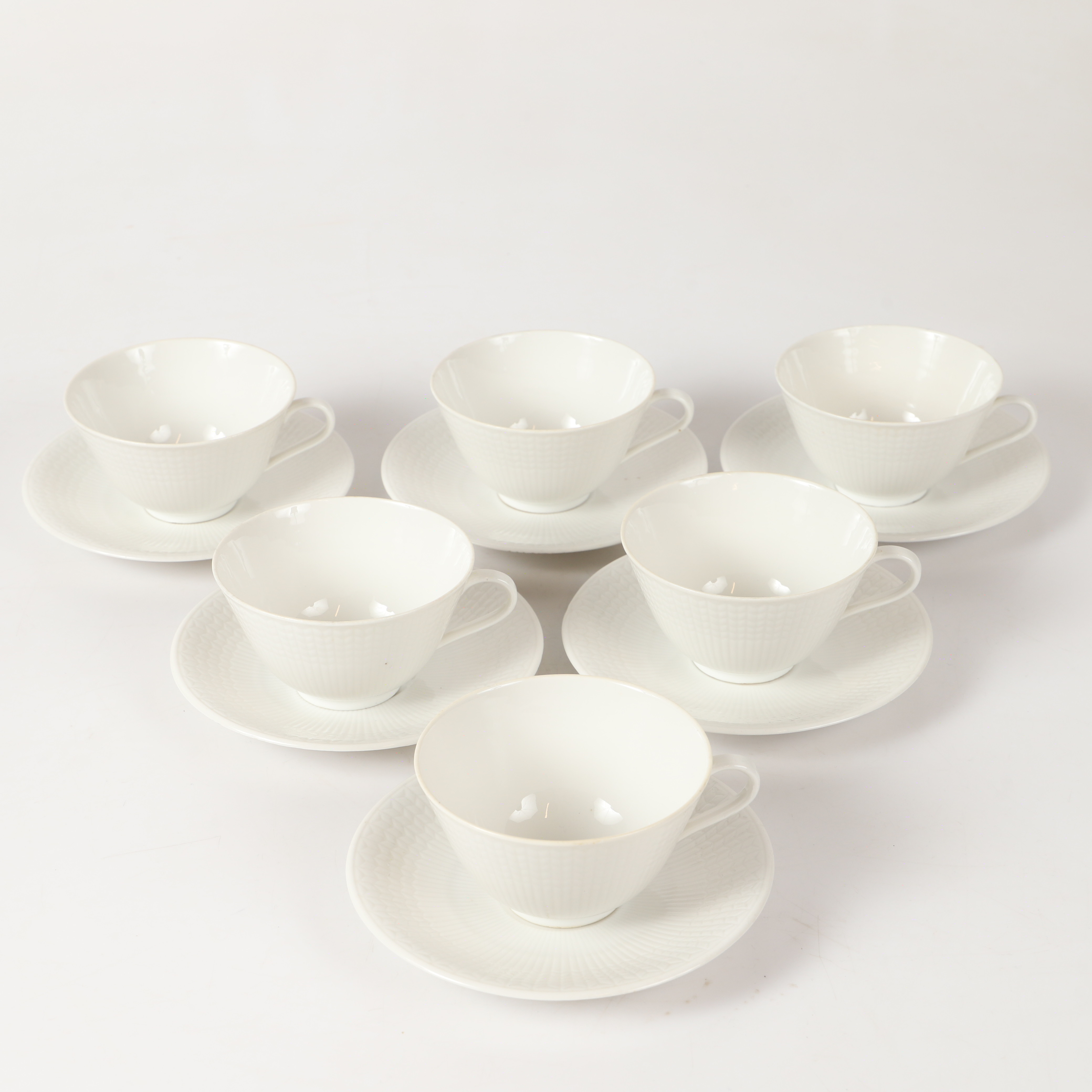 LOUISE ADELBORG. Teservis, 12 delar, "Nationalservisen", Rörstrand.