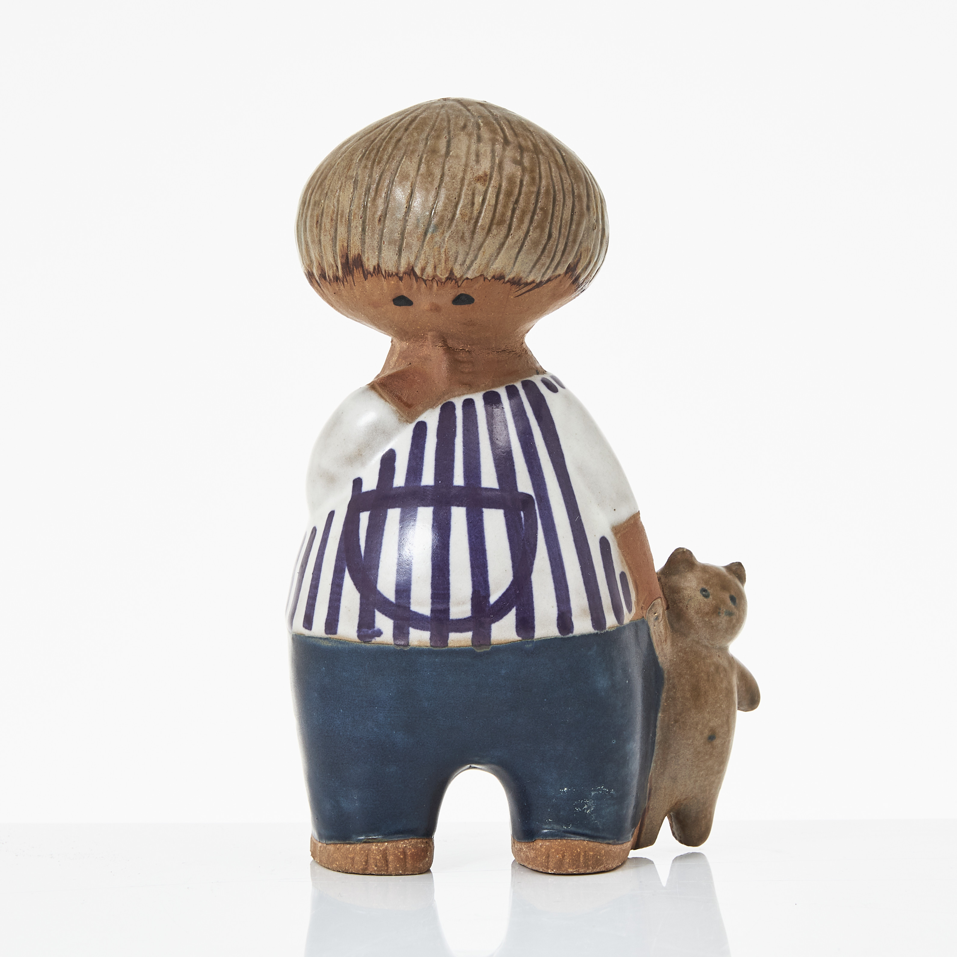 LISA LARSON. "Malin", figurin, glaserat stengods, signerad Lisa. L, Gustavsberg.