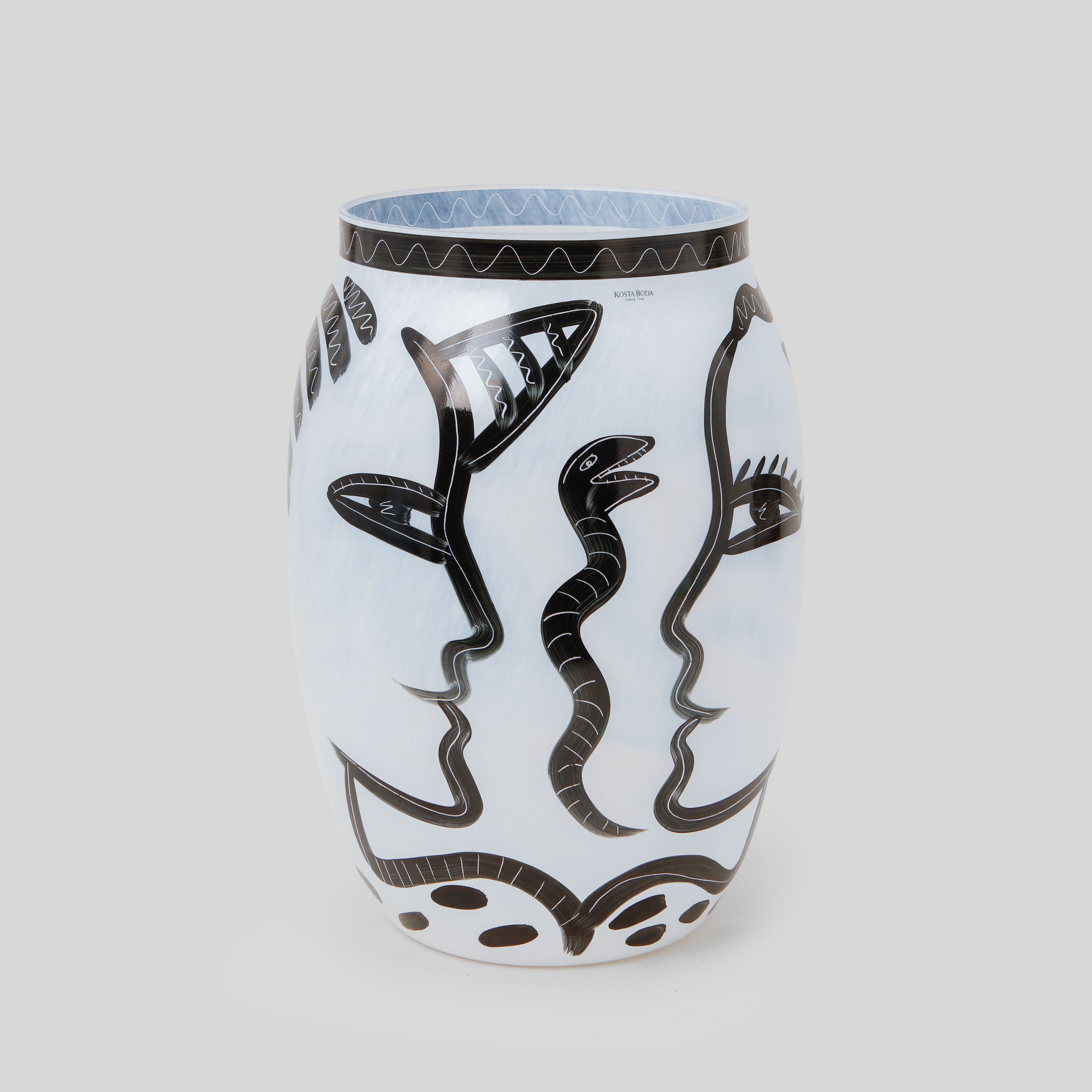 ULRICA HYDMAN-VALLIEN. Vas, glas, "Caramba", Kosta Boda.