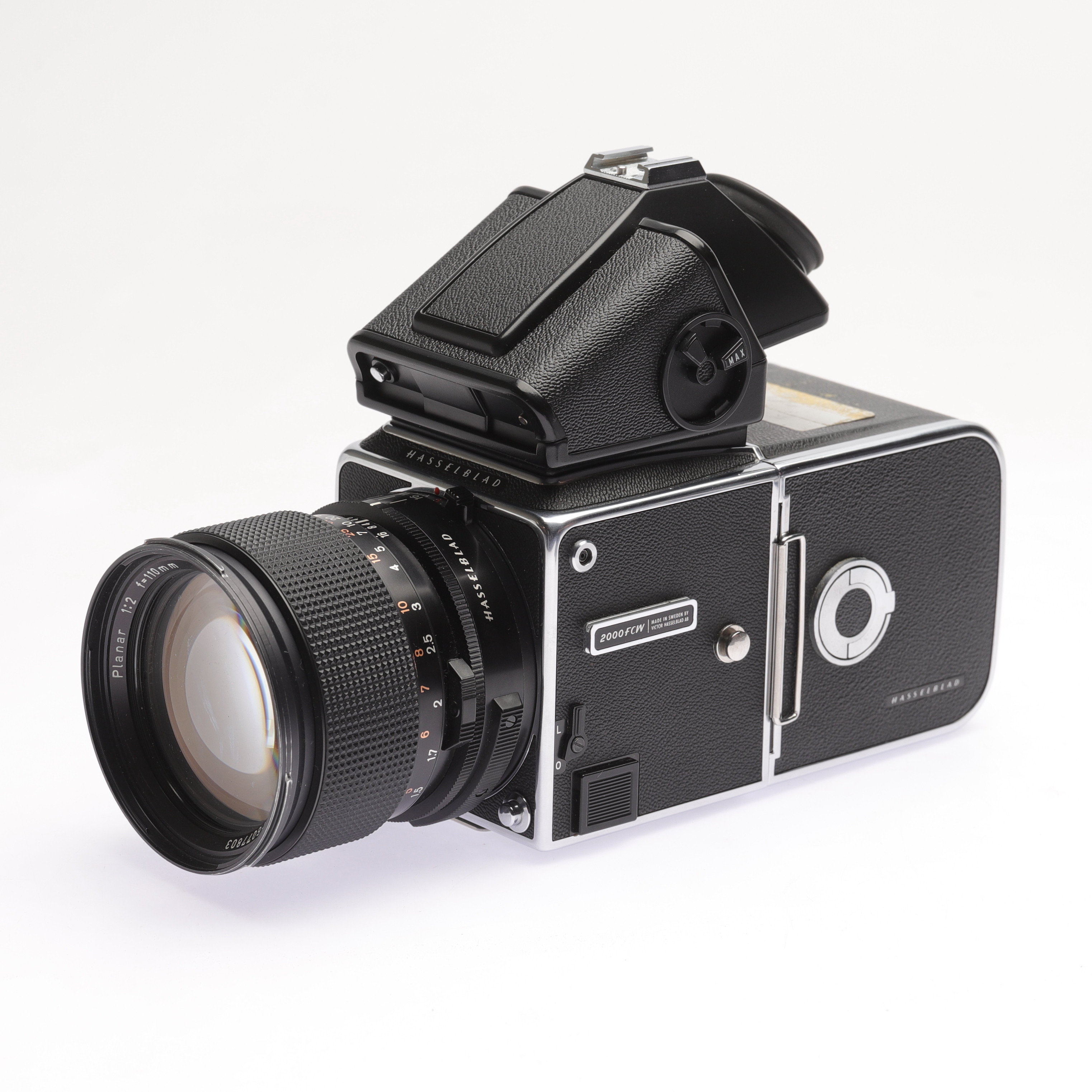 HASSELBLAD, mellanformat, 2000FCW, m. tillbehör, 1978, Sverige.