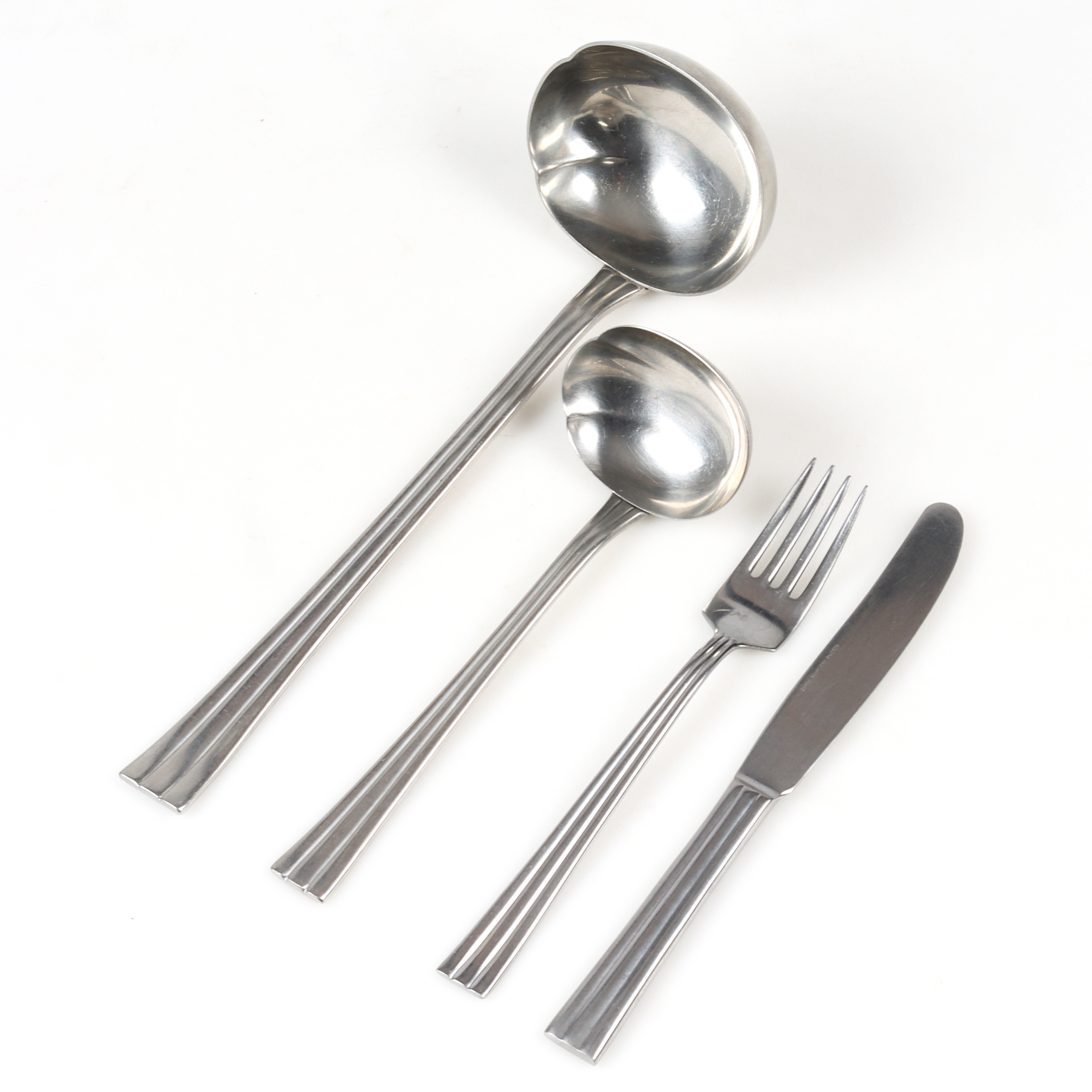 FOLKE ARSTRÖM. Bestickservisdelar, 26 st, "Thebe", stål, Gense.