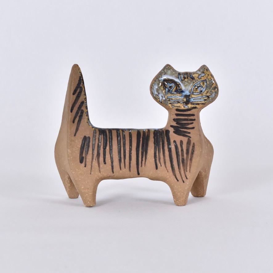 FIGURIN, stengods, Katt, Lisa Larson, Gustavsberg.