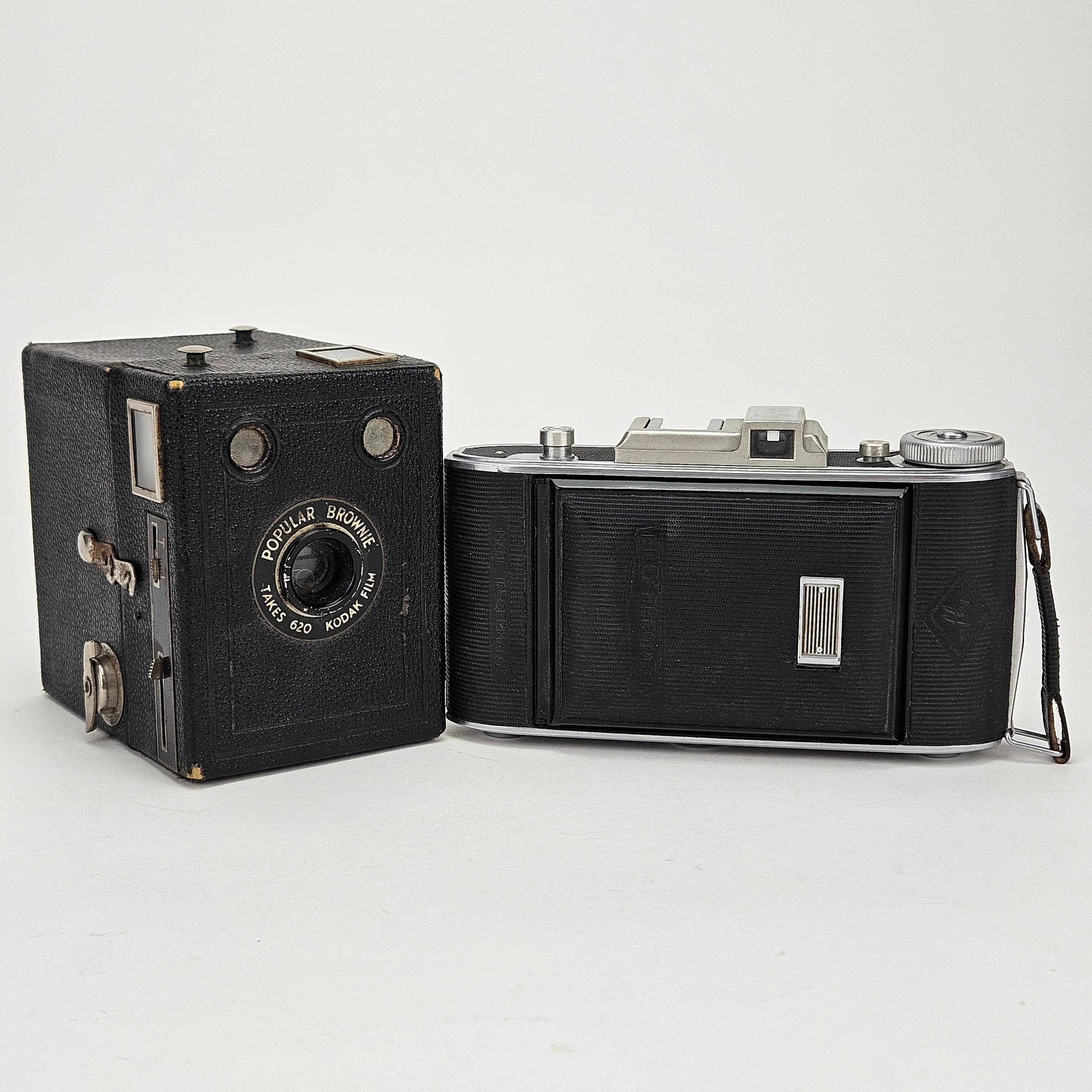 KAMEROR, 2 st, Agfa Billy Record 1, Brownie Takes 630.