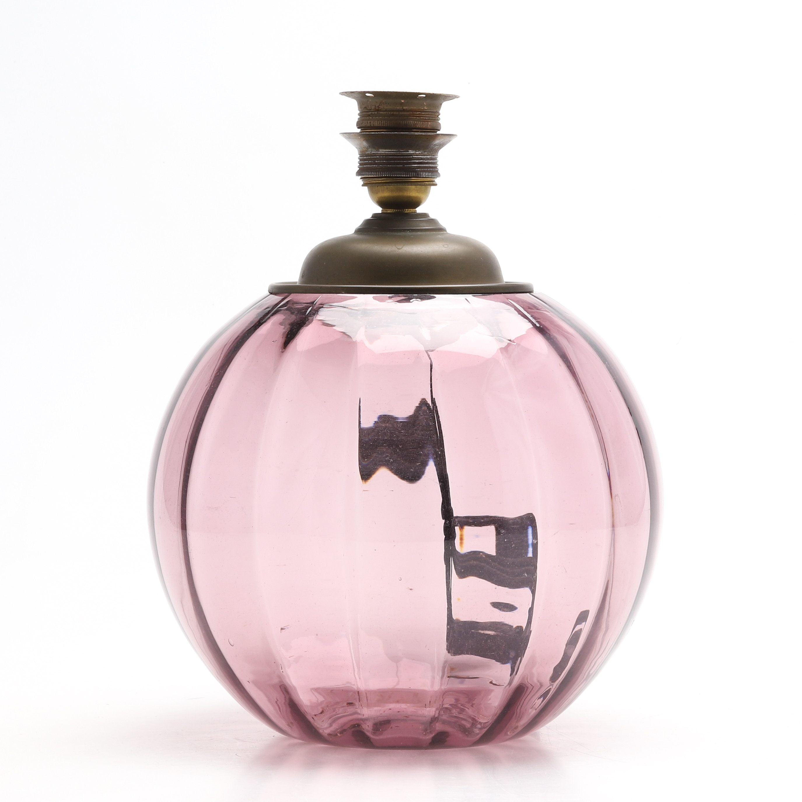 BORDSLAMPA, art deco, glas, 1930-tal.