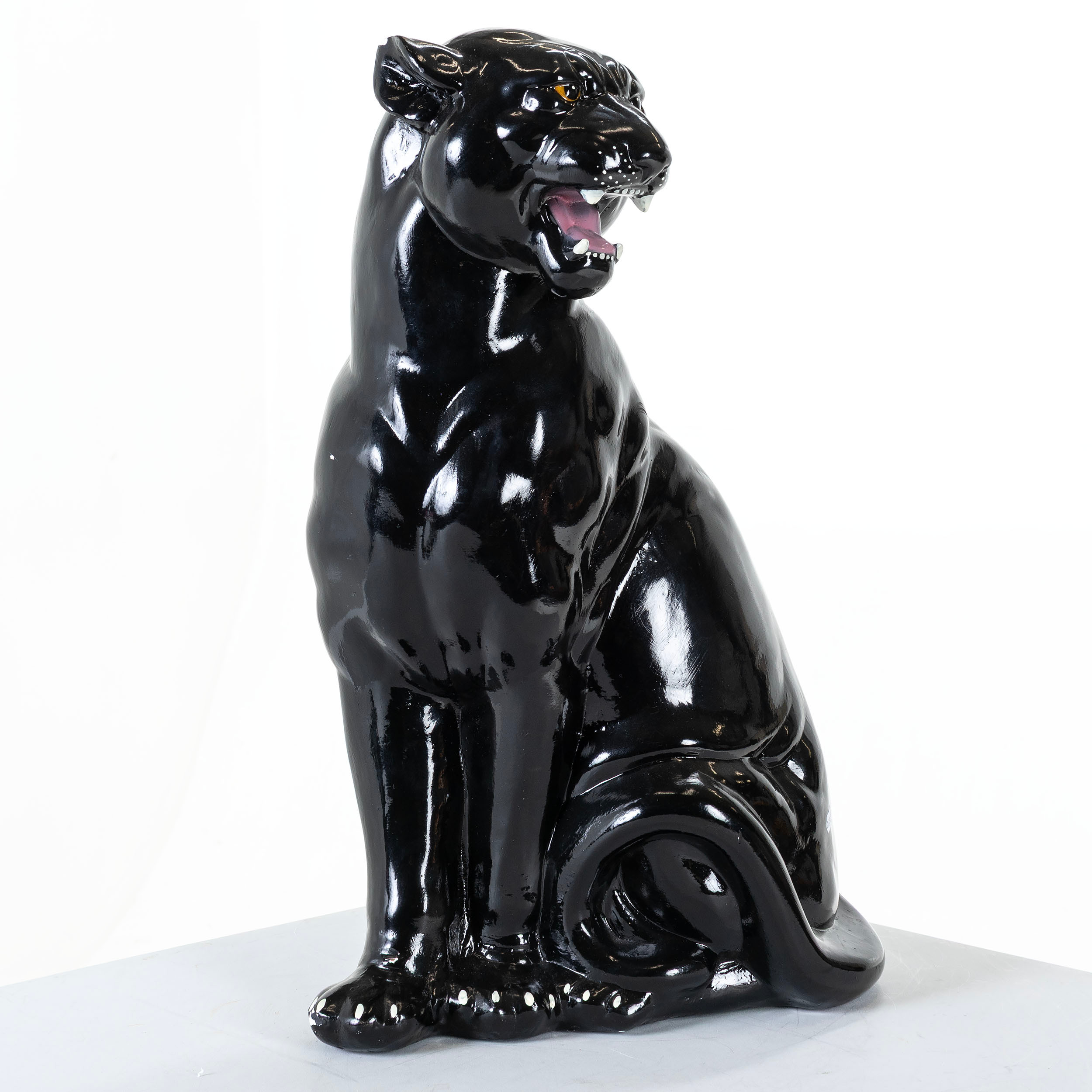 SKULPTUR, Gips, form av panter, 1900 - talets andra hälft.