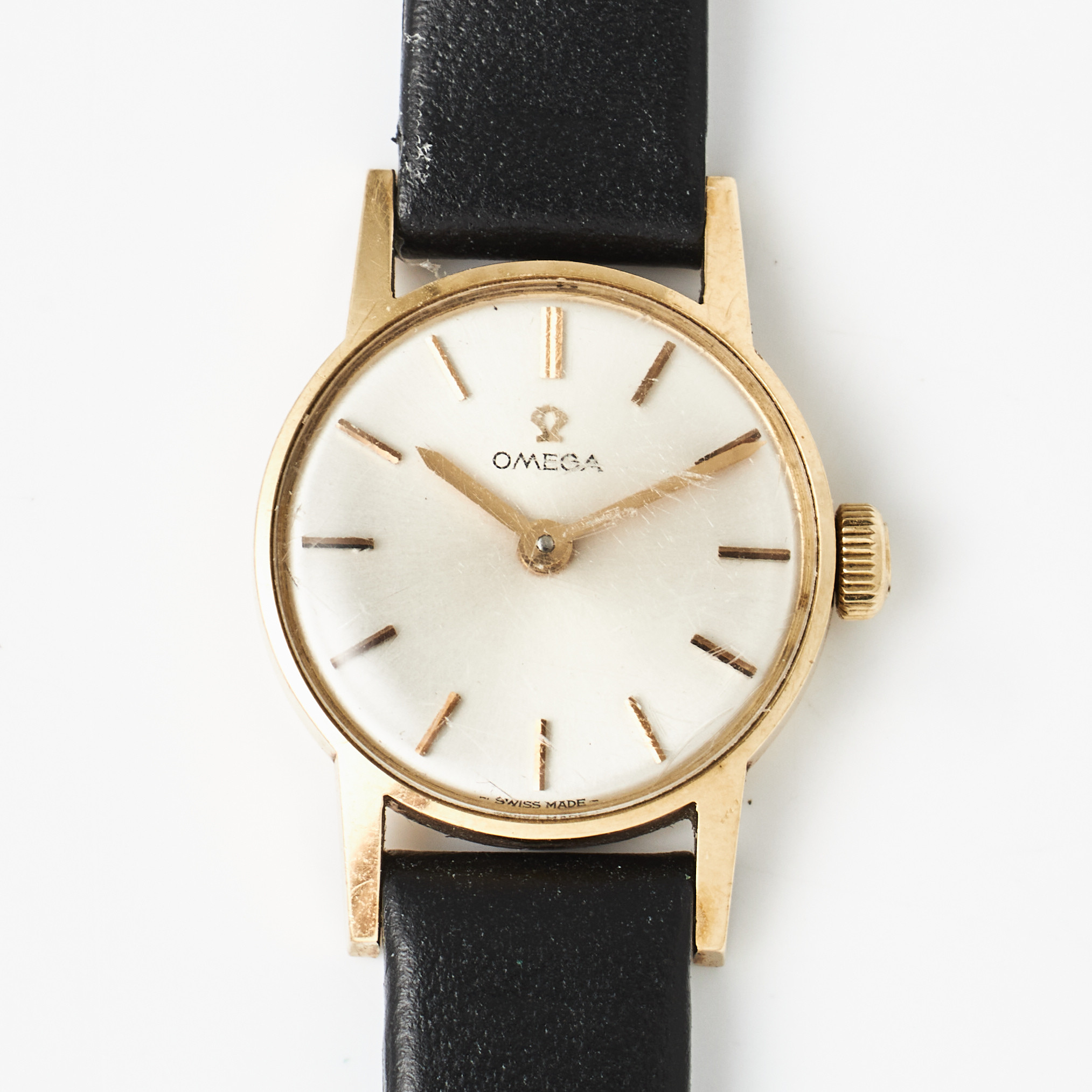 OMEGA, armbandsur, 19 mm, 14K guld, ca 1965.