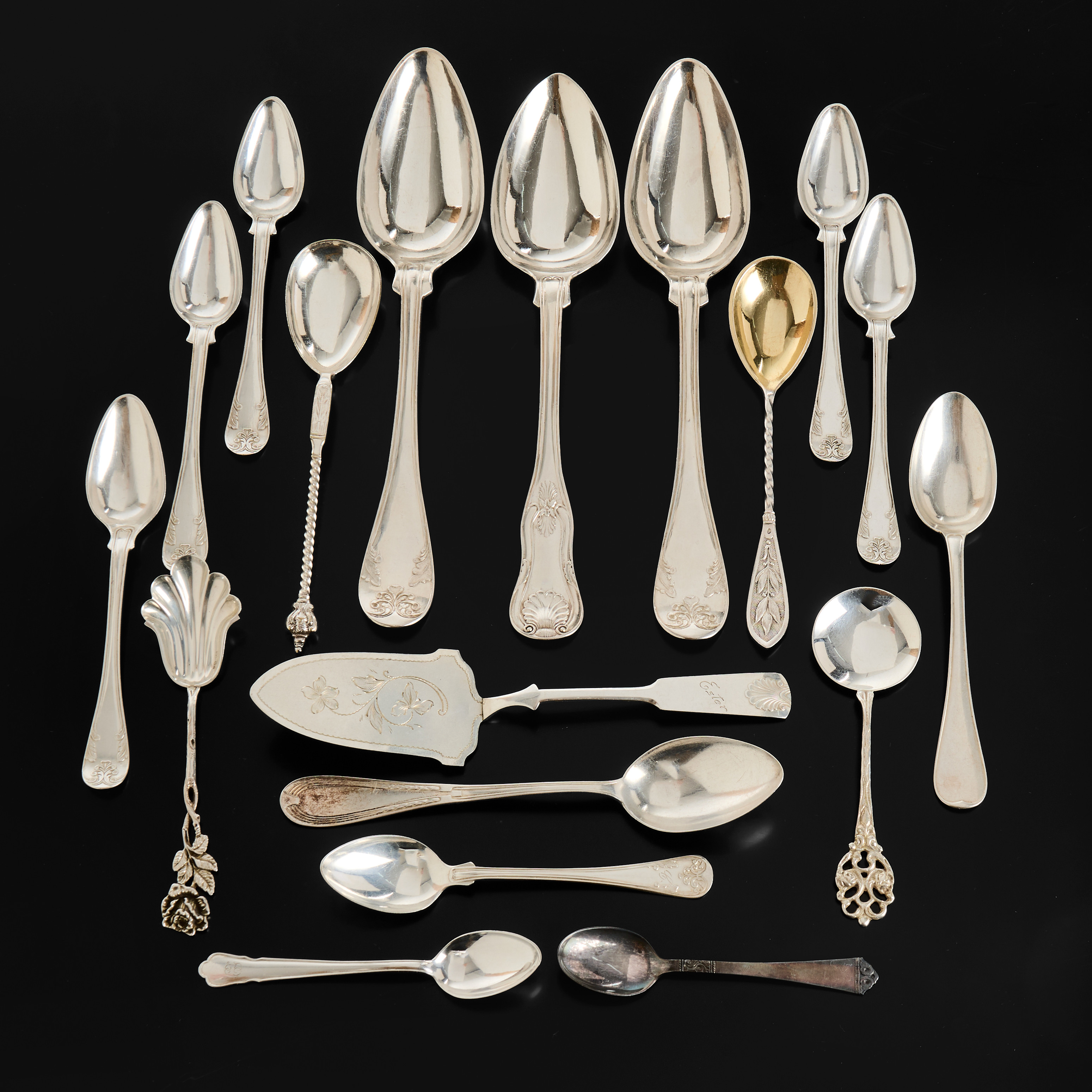 PARTI SKEDAR, 18 st, silver, 18/1900-tal.