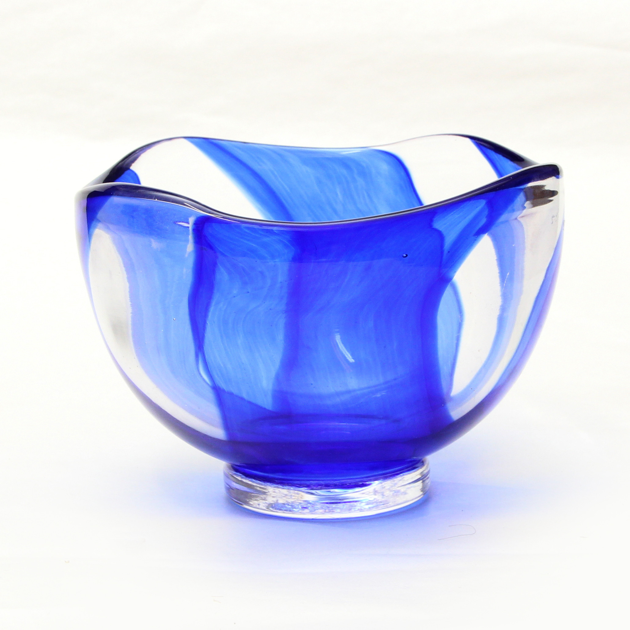 SKÅL, glas, sannolikt Kosta Boda, osignerad.