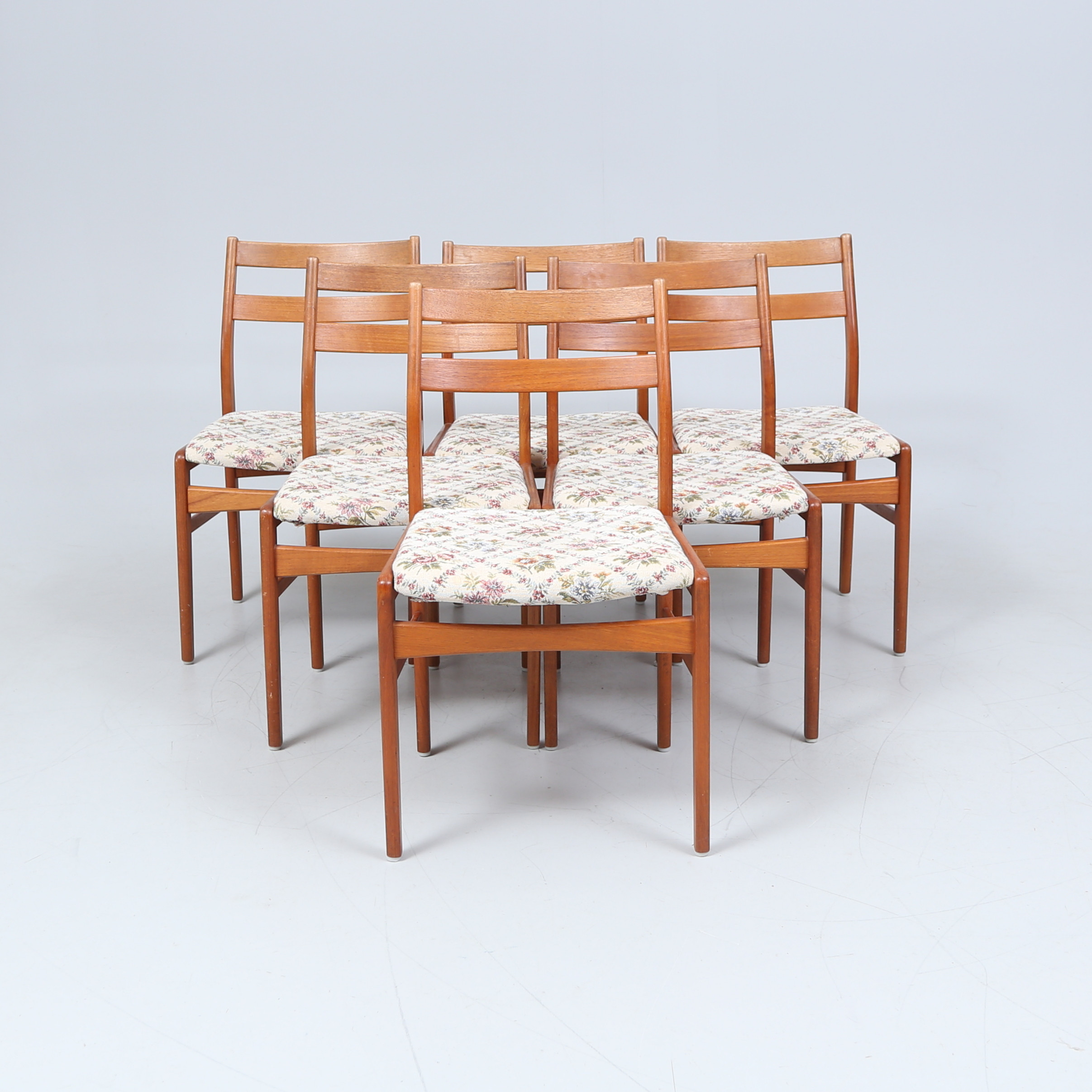 STOLAR, 6st, teak, 1960-tal.