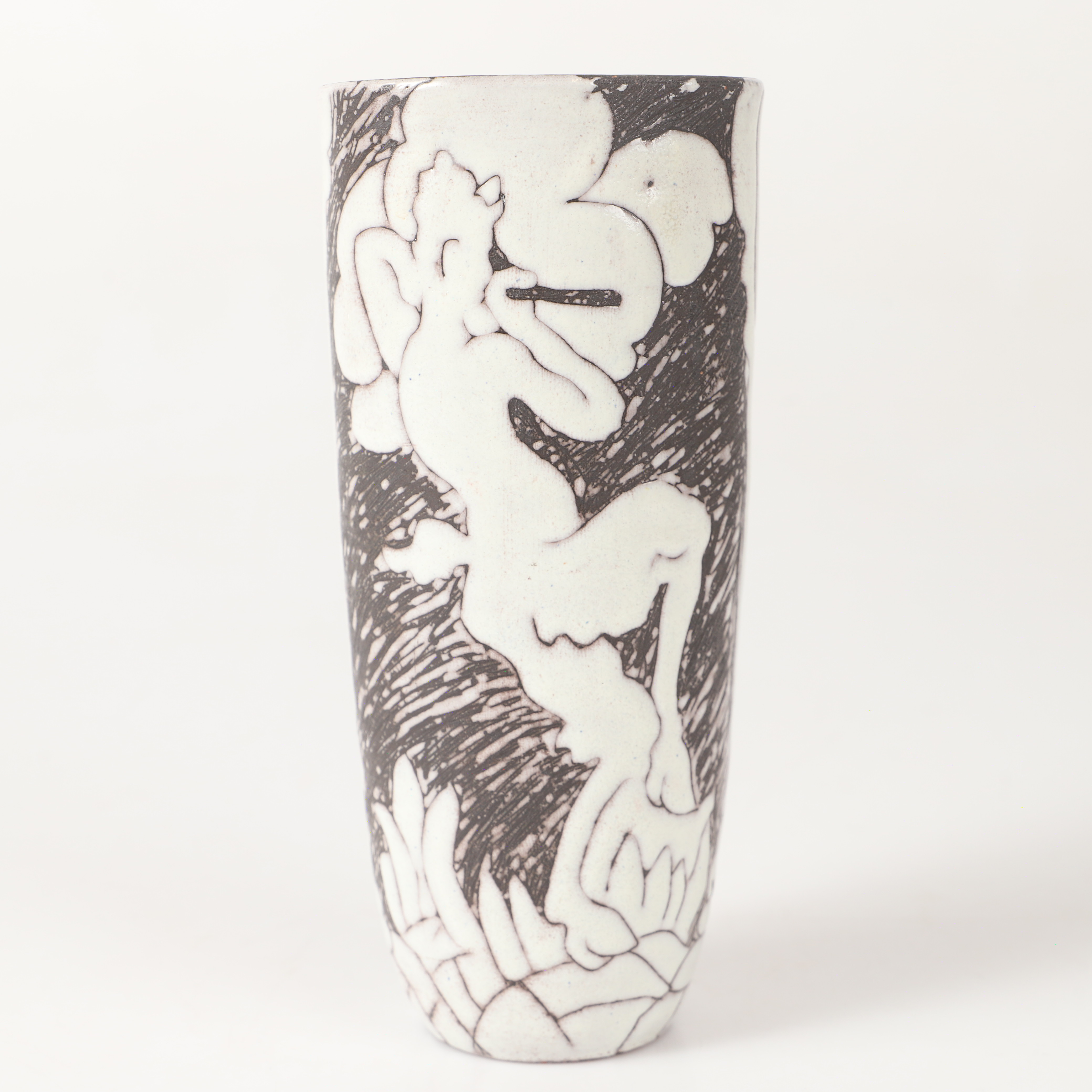 VAS, keramik, Marian Zawadsky, Tilgmans keramik, signerad 1953.