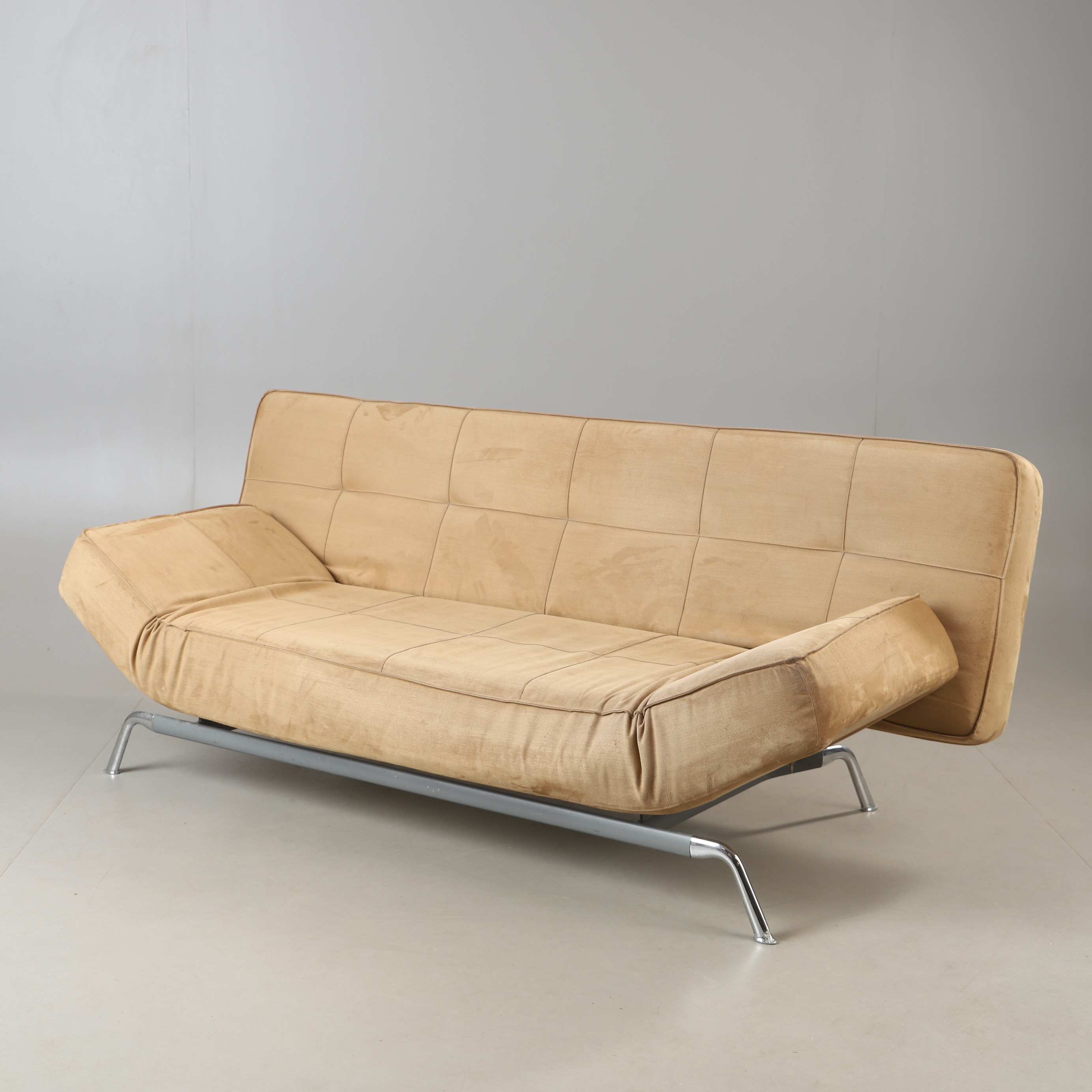 PASCAL MOURGUE. Soffa kombinerad dagbädd, textilklädsel, Ligne Roset.