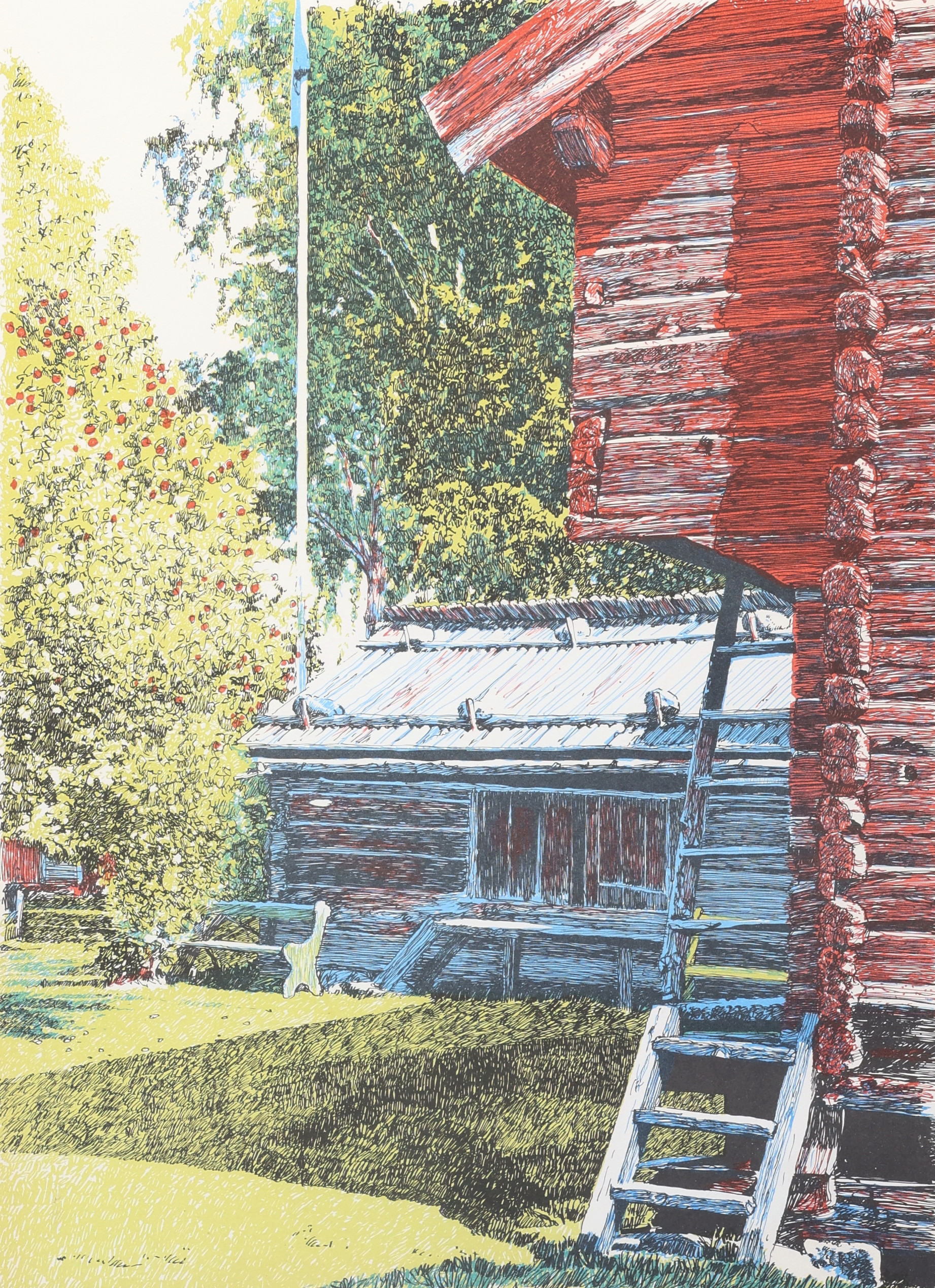 GÖRAN HAHNE. Litografi, signerad, numrerad 10/180.