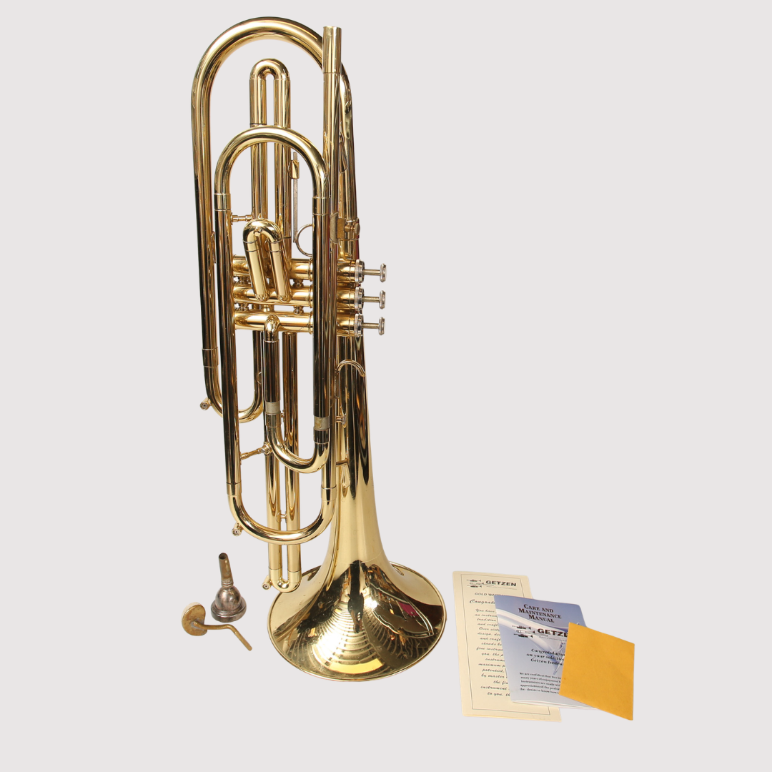 BASTRUMPET, USA, Eterna by Getzen, mässing (10).
