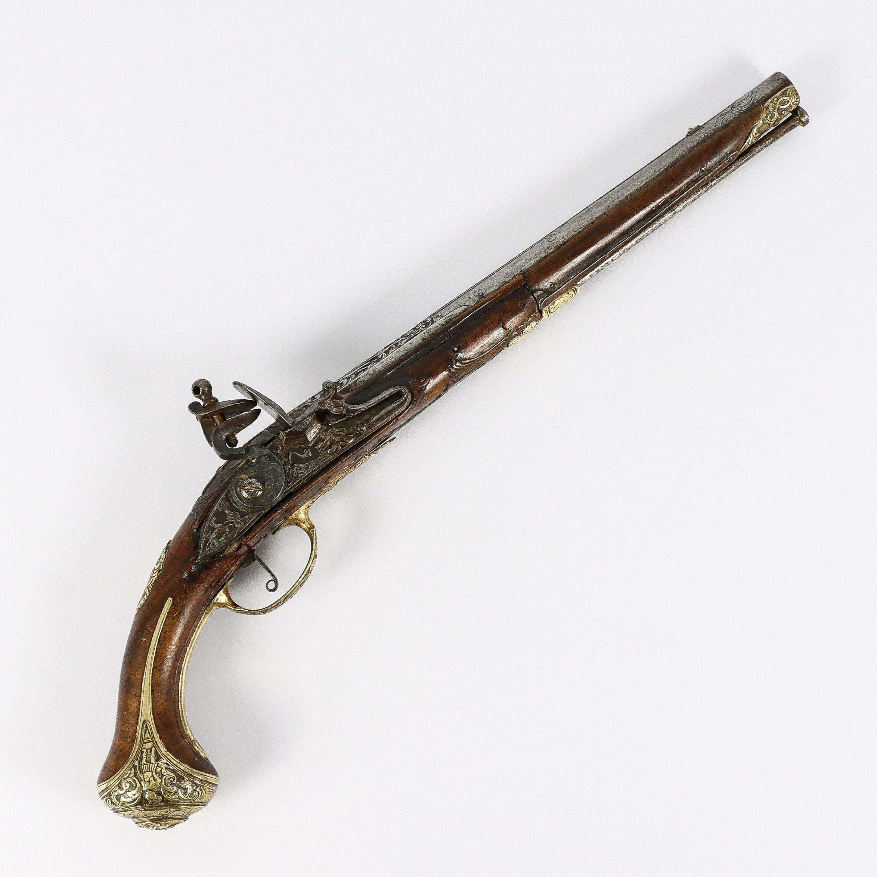 FLINTLÅSPISTOL 1700-talets första hälft.