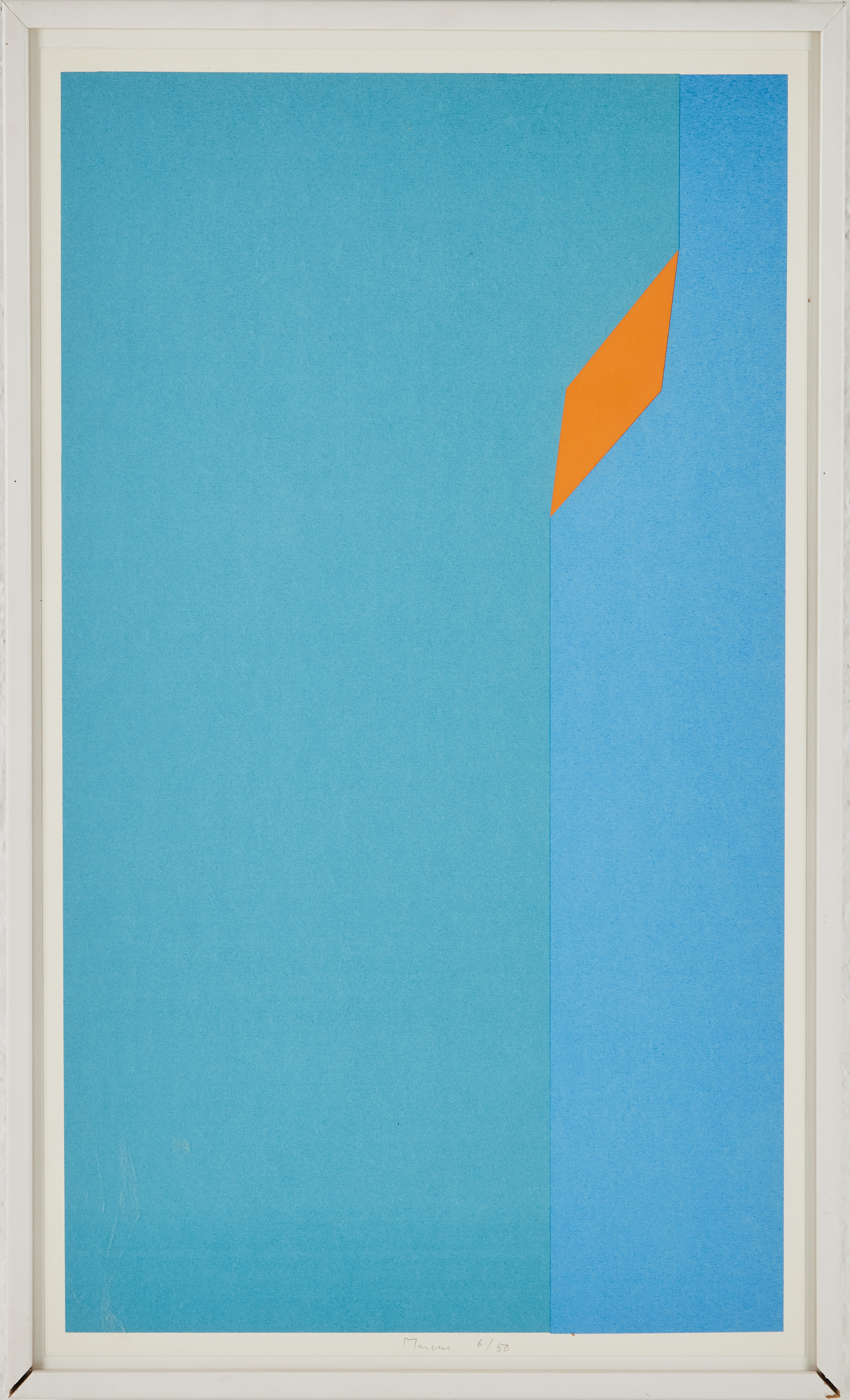 GERT MARCUS. Komposition, färglitografi, signerad, 6/50.