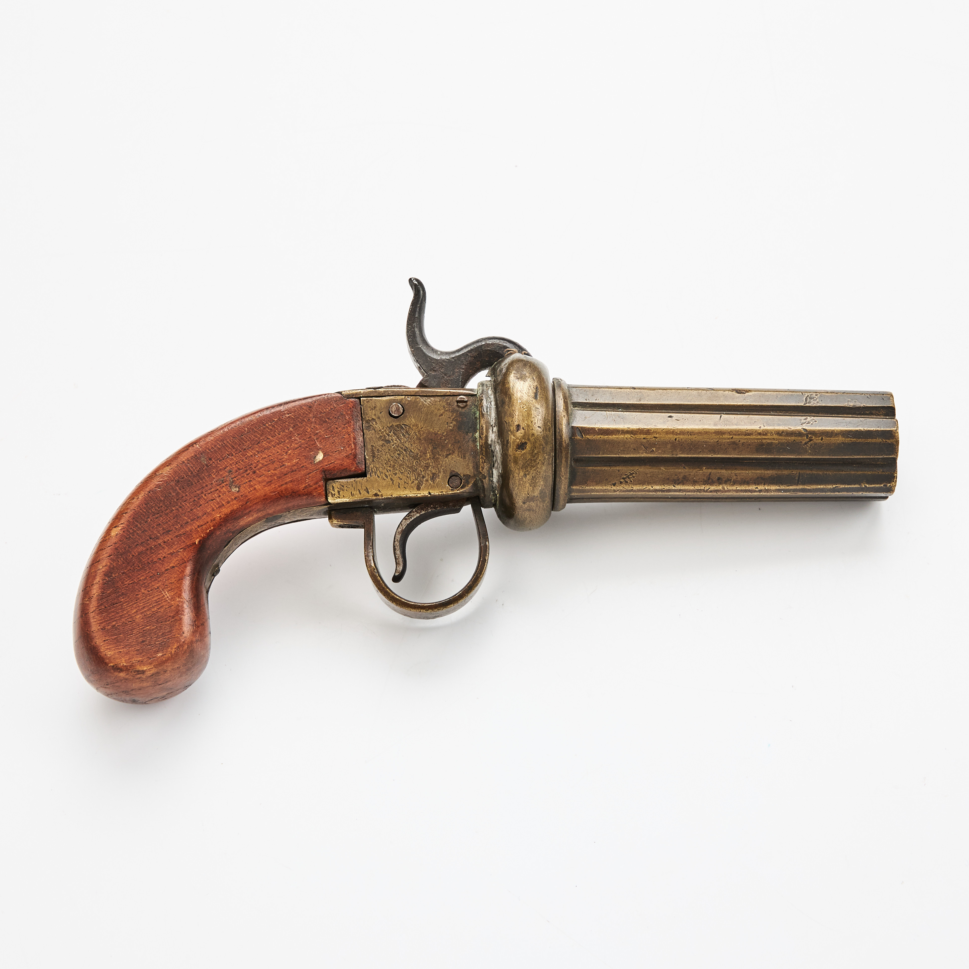SLAGLÅSREVOLVER svensk, s.k. smålänning,, 1800-tal.