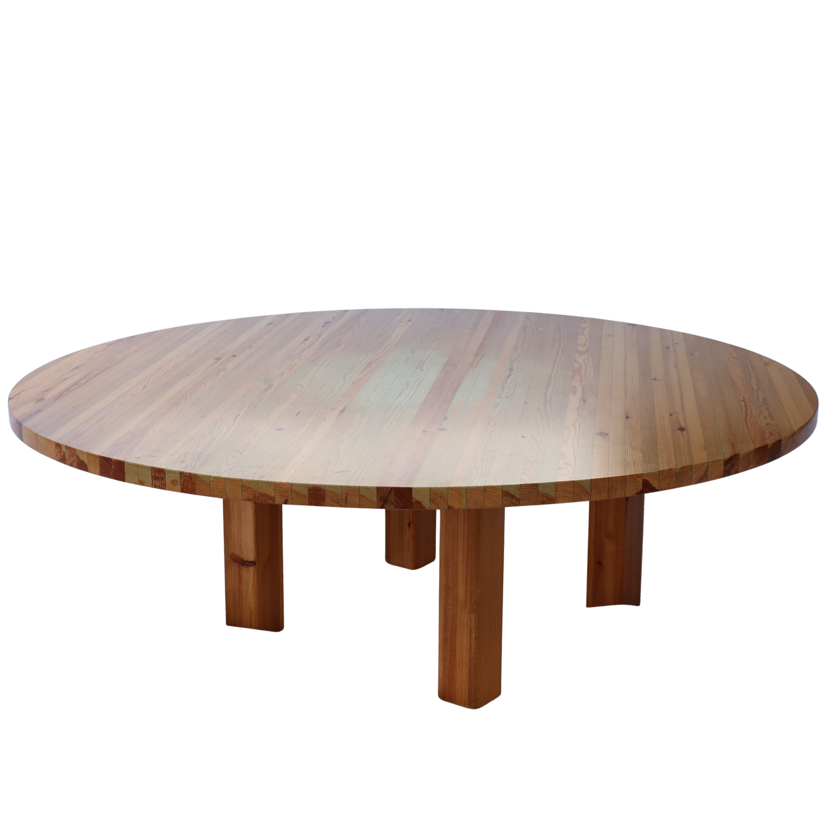 SOFFBORD, furu, stavlimmad skiva, 1900-talets andra hälft.