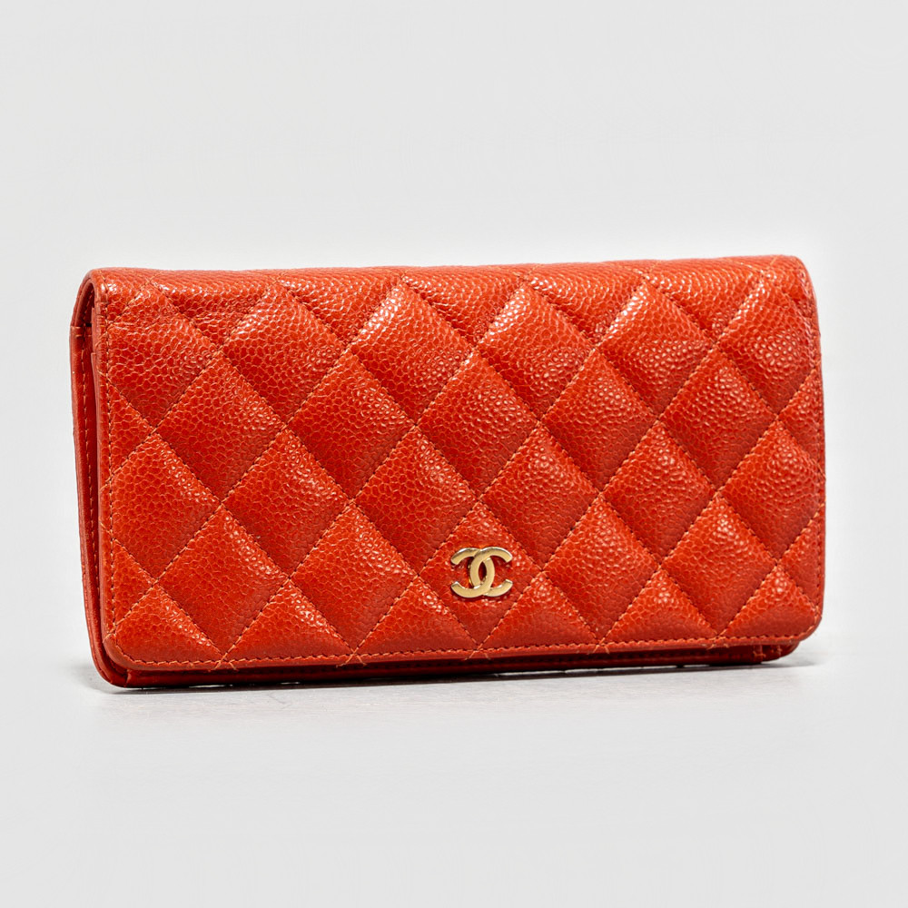 CHANEL. Börs, "L-Gen Continental Wallet", 2014.