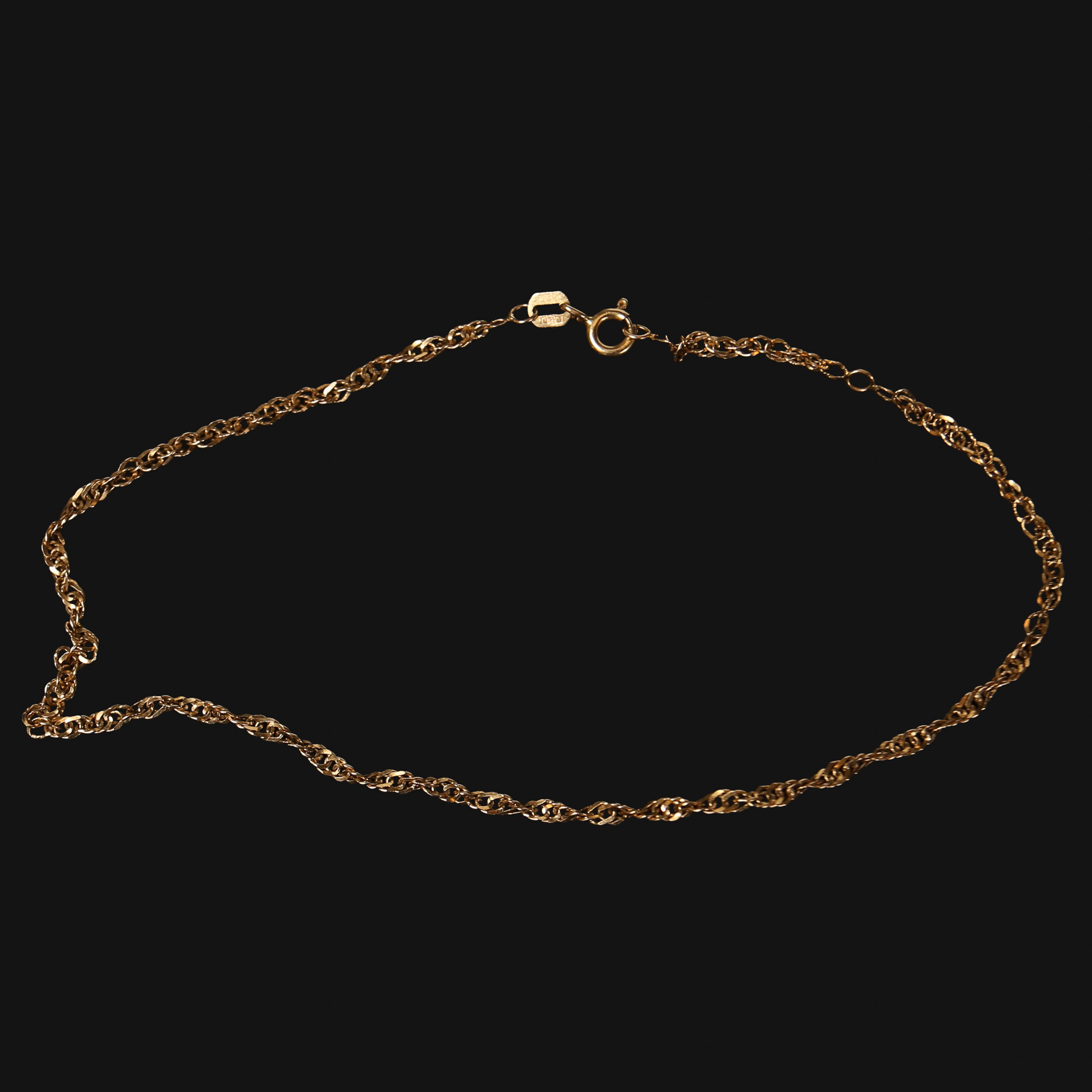 Vristlänk, 18k guld.