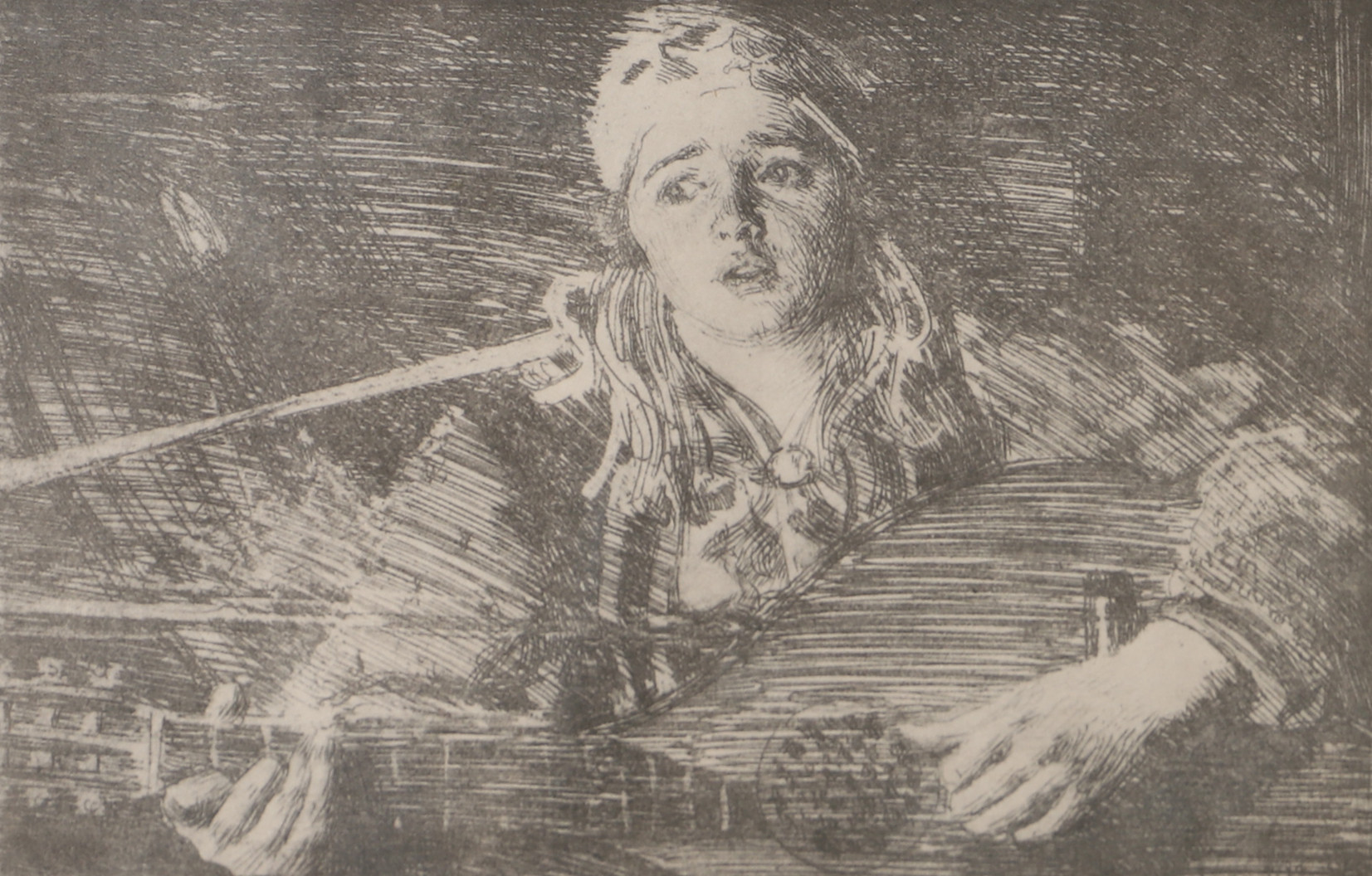 ANDERS ZORN. EFTER. Porträtt, tryck.