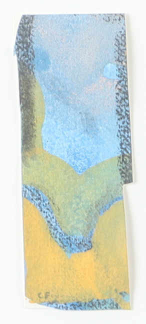 CURT FORS. Komposition, blandteknik, signerad C.F.