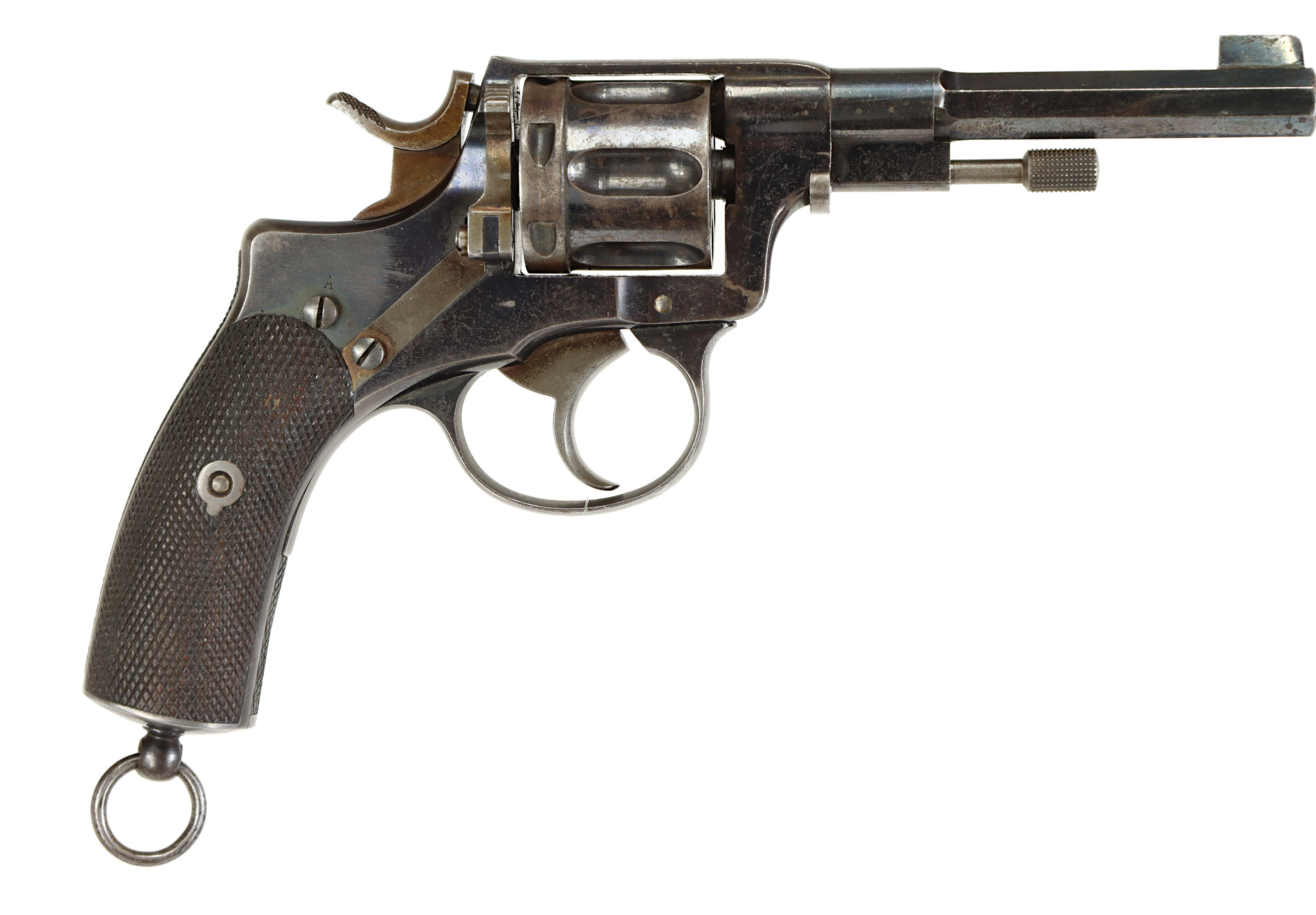 REVOLVER, fabrikat Husqvarna, modell 1887, kaliber 7,5mm, tillv.nr 4418.