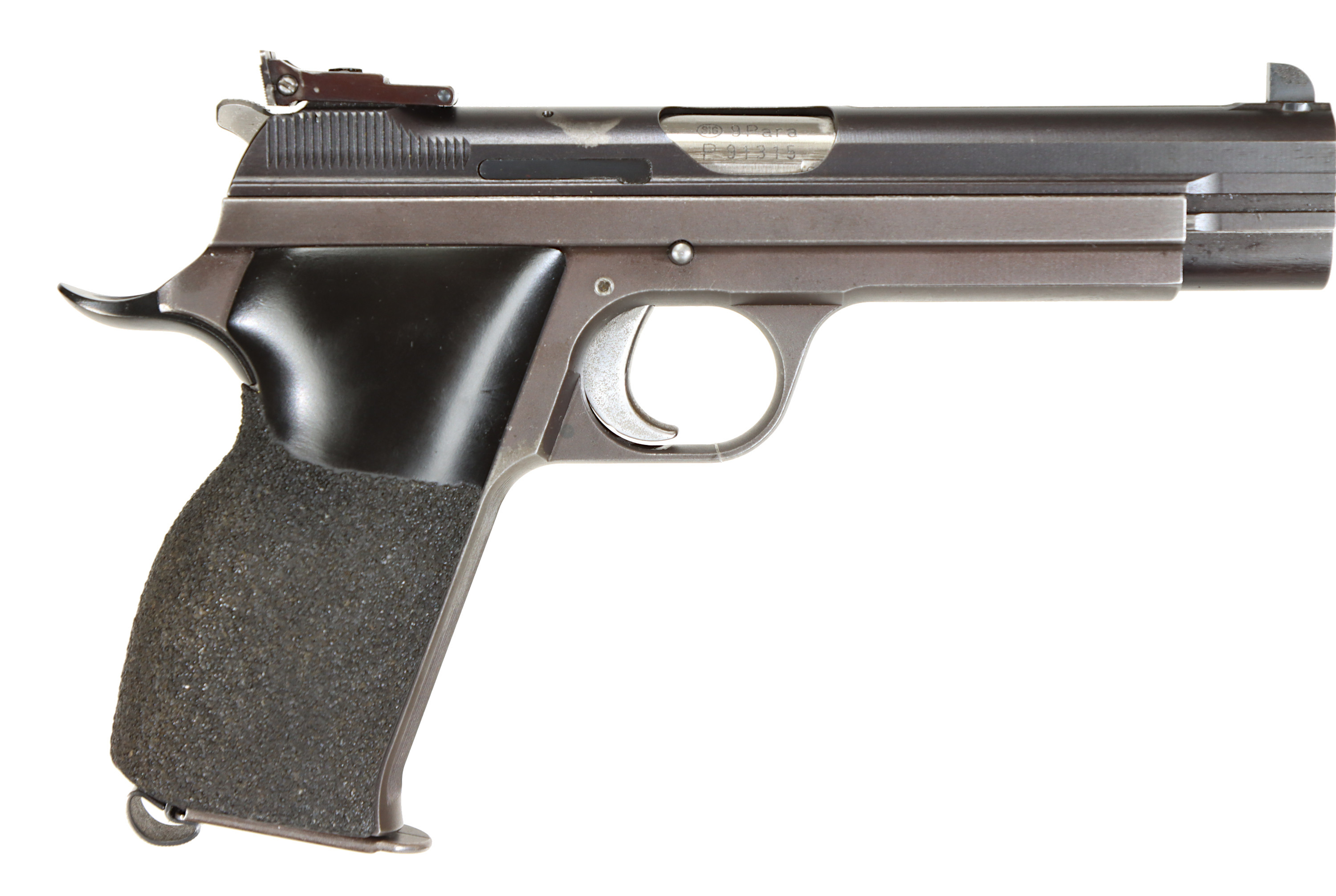 PISTOL, fabrikat SIG, modell P210-6, kaliber 9X19, tillv.nr P91315, se-nr SE0230093.
