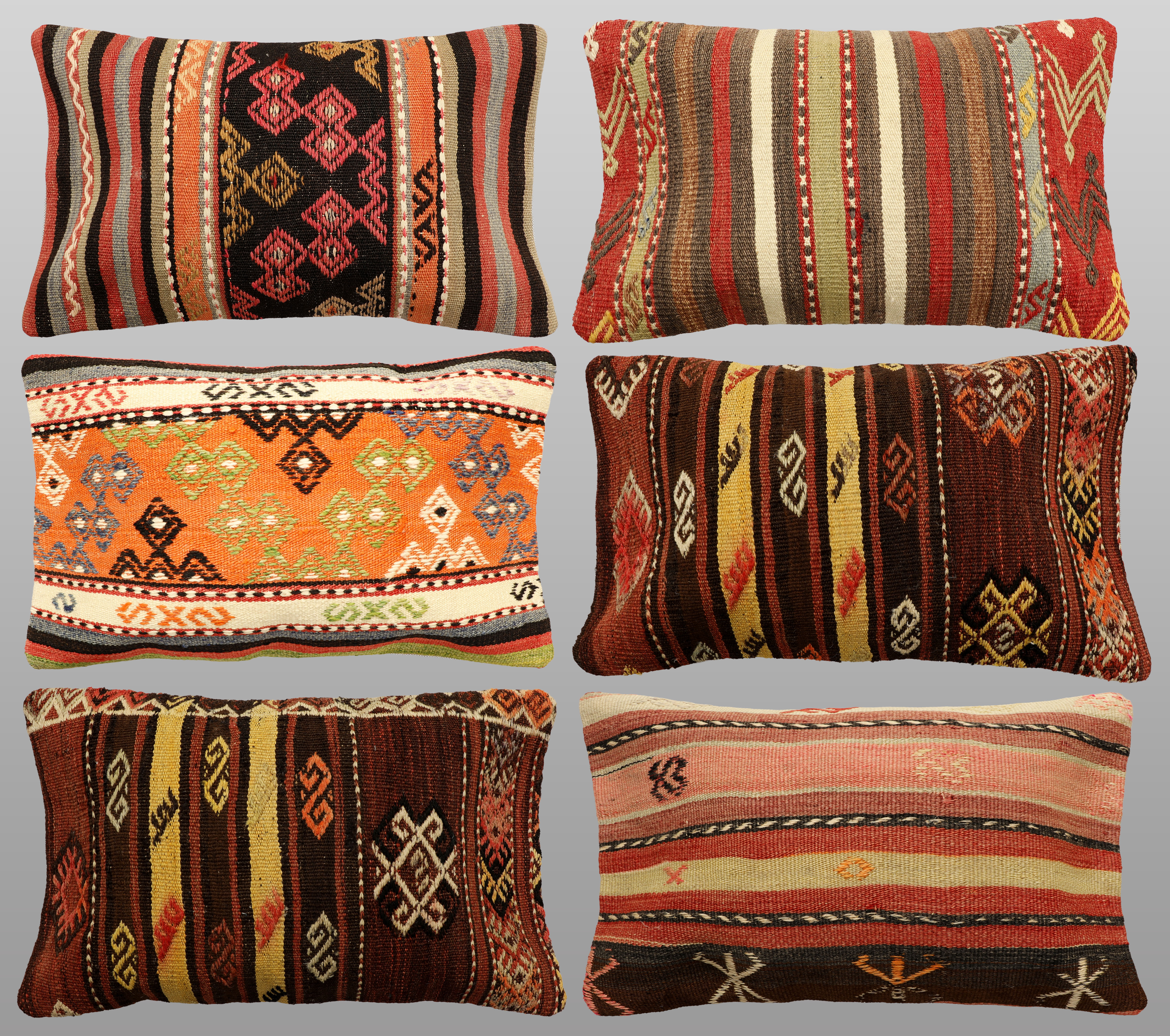 KUDDFODRAL, 6 stycken, Kelim, cirka 50 x 50 cm.