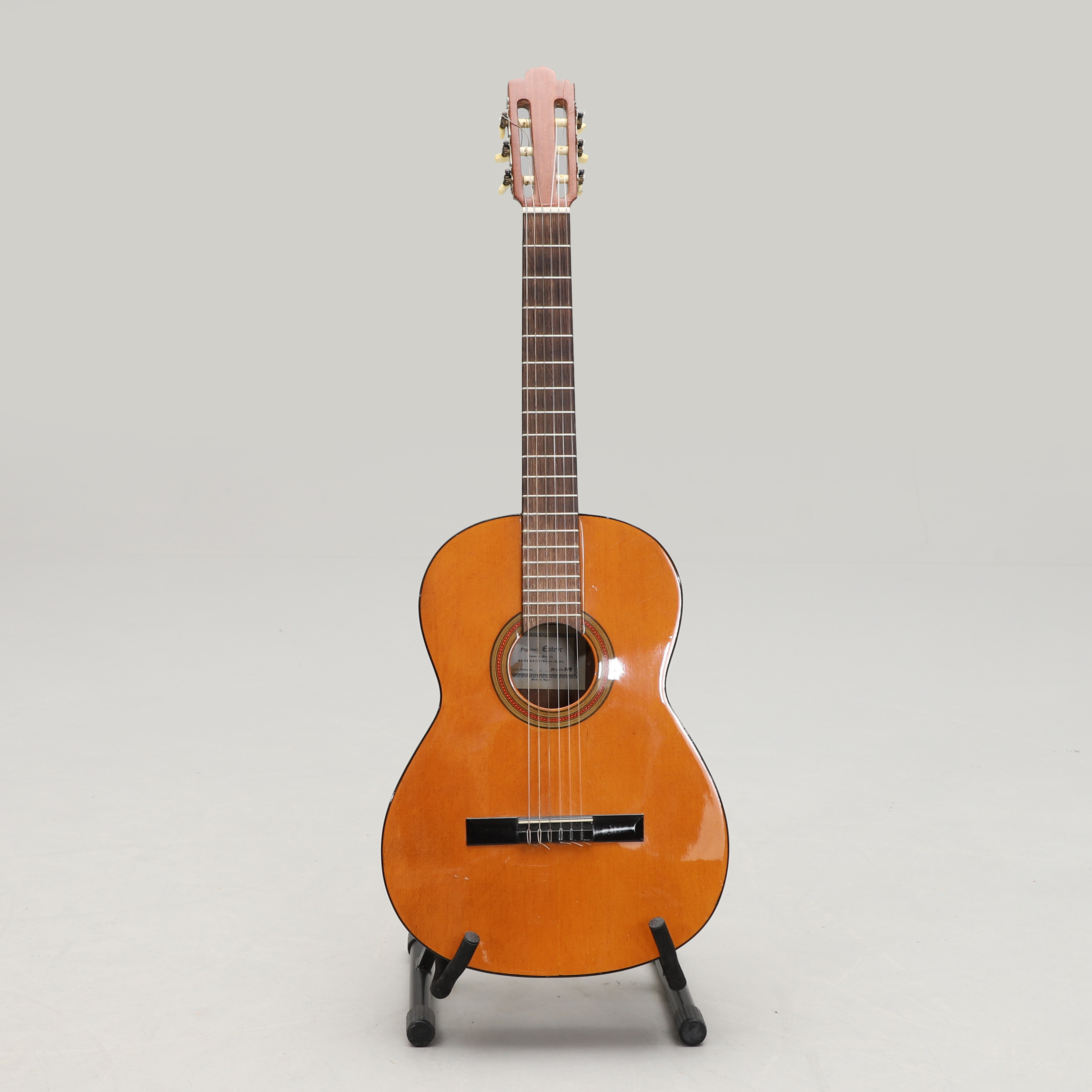AKUSTISK GITARR, Francisco Esteve, modelo 104, Spanien 1984.