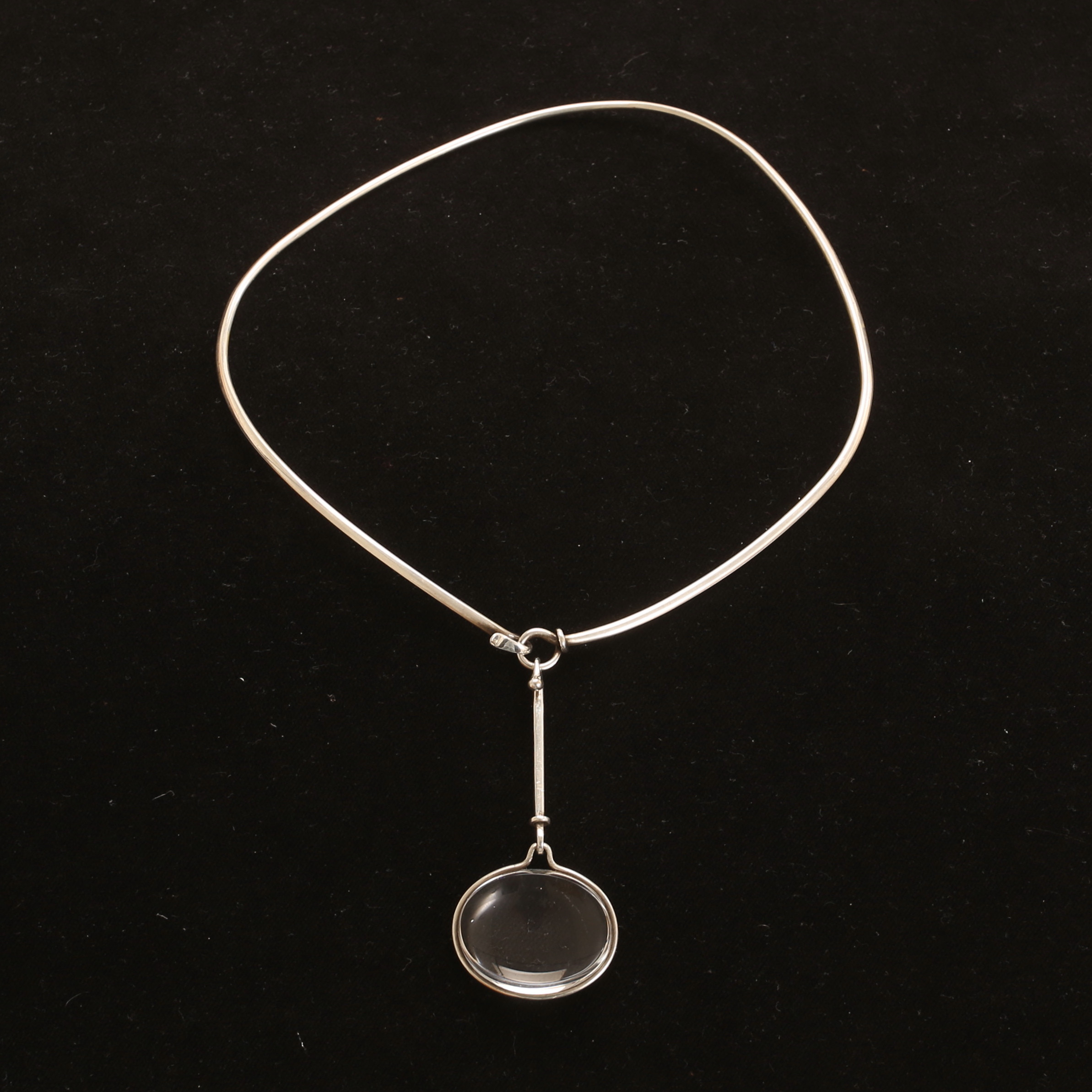 VIVIANNA TORUN BÜLOW-HÜBE. Collier med hänge, sterlingsilver, för Georg Jensen Danmark.