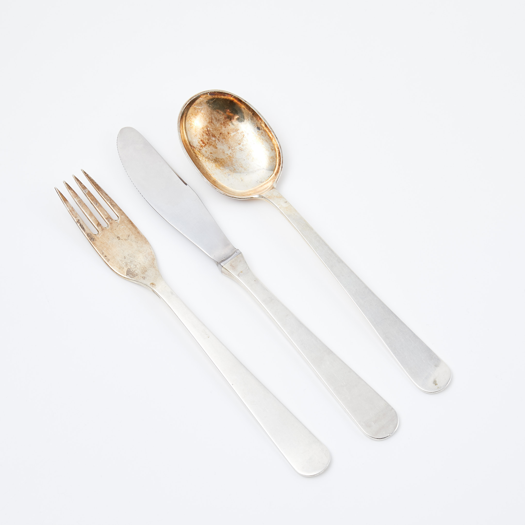 WIWEN NILSSON. bestick, 3 dlr, silver, Nilsson Ab Wiwen, Lund, 1960-tal.