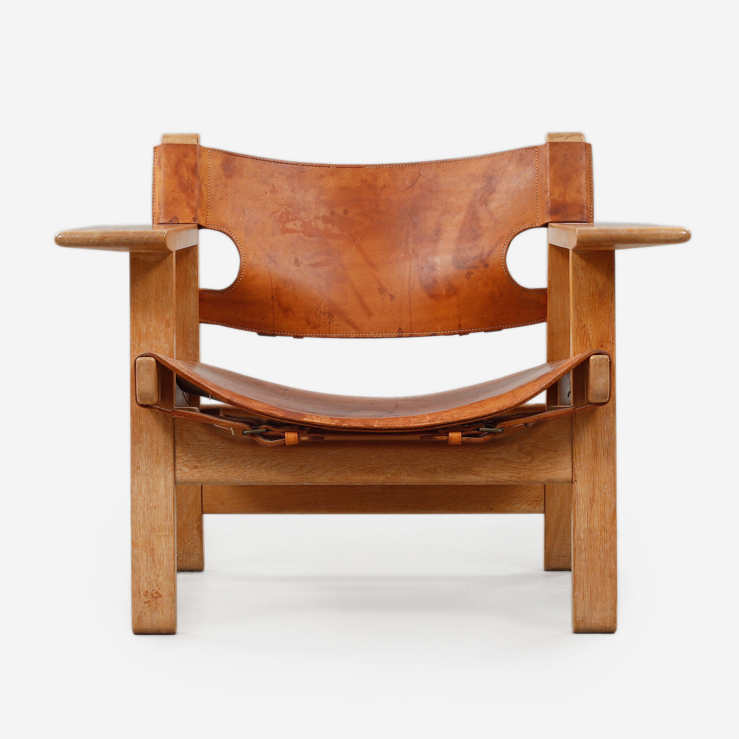 BØRGE MOGENSEN. Fåtölj, "Spanska stolen", modell 226, Fredericia Stolefabrik, Danmark, 1960-tal.