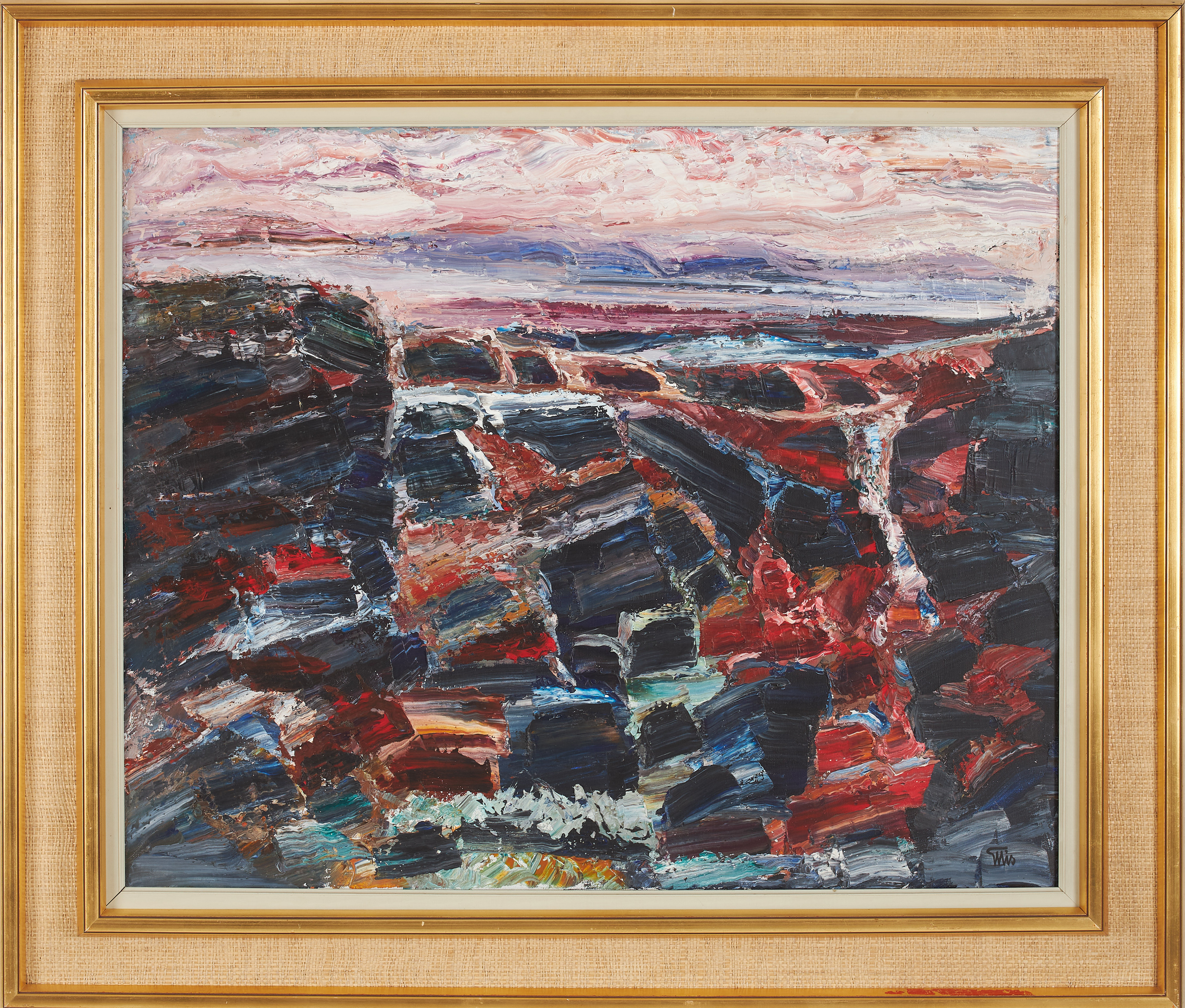 BENGT ELLIS (1923-2007). "Fjällravin, Härjedalen", olja på duk, signerad samt daterad 1967 a tergo.