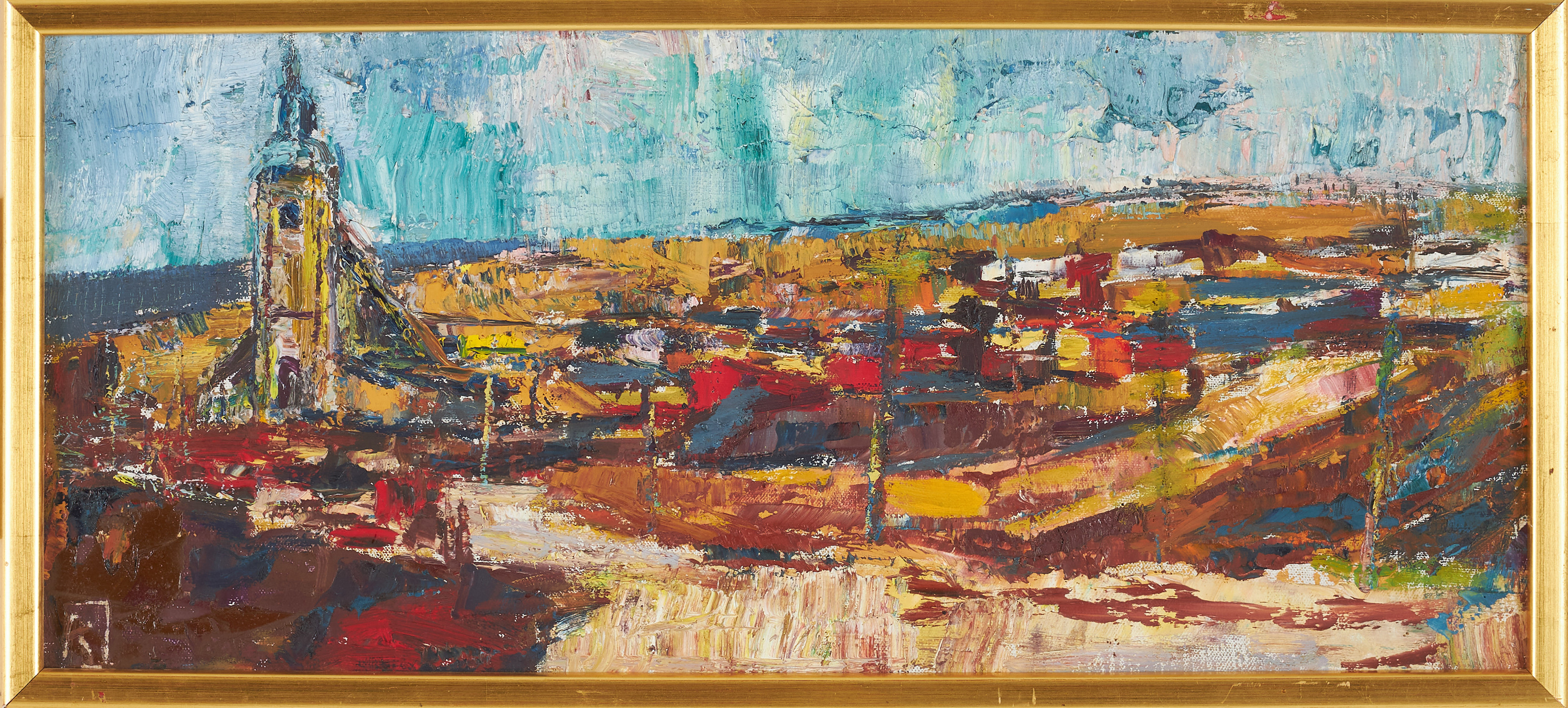 RAGNAR  JOHANSSON. "Rörås, Norge", olja på duk, signerad.