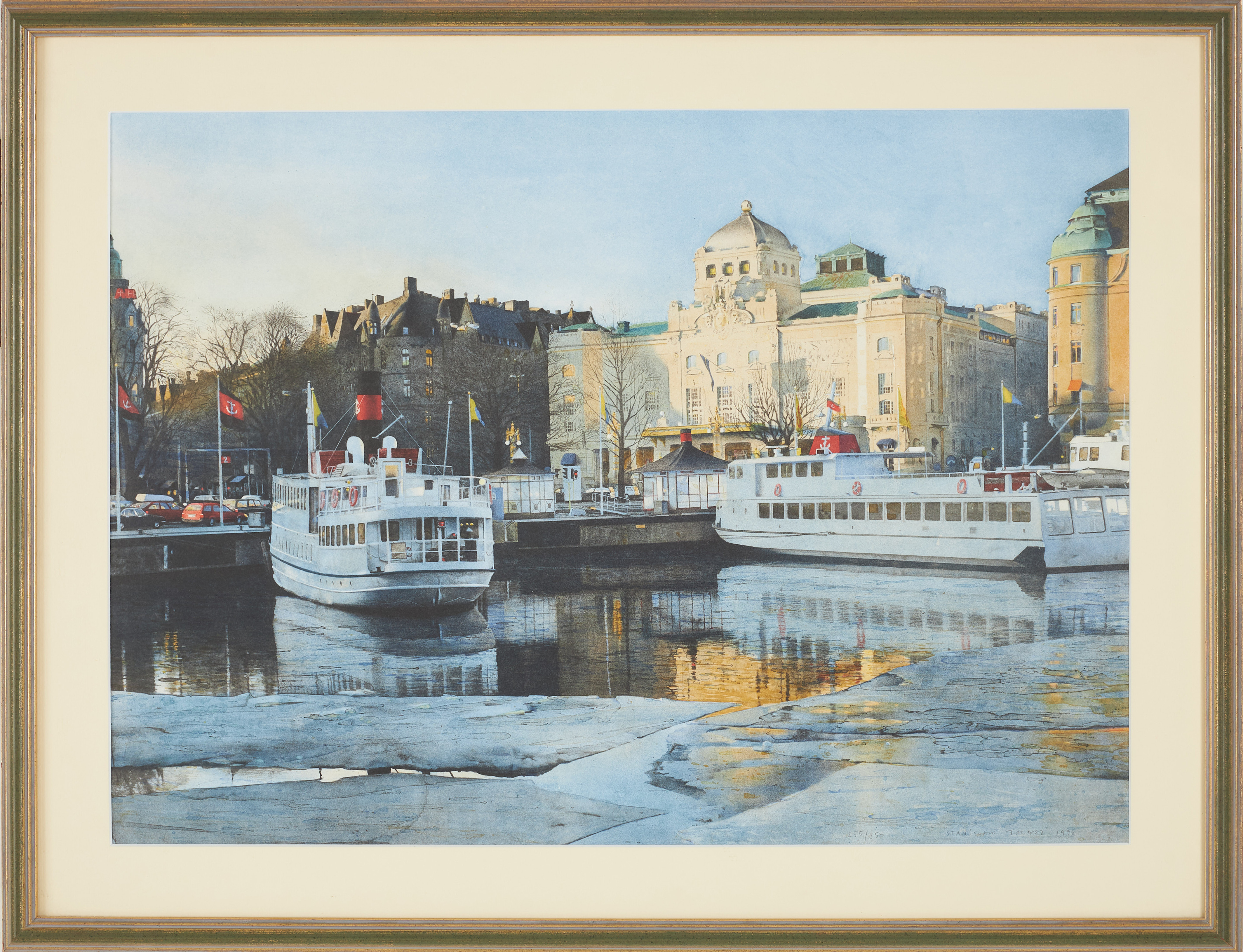 STANISLAW ZOLADZ. "Dramaten", litografi, signerad och daterad 1998, numrerad 255/350.