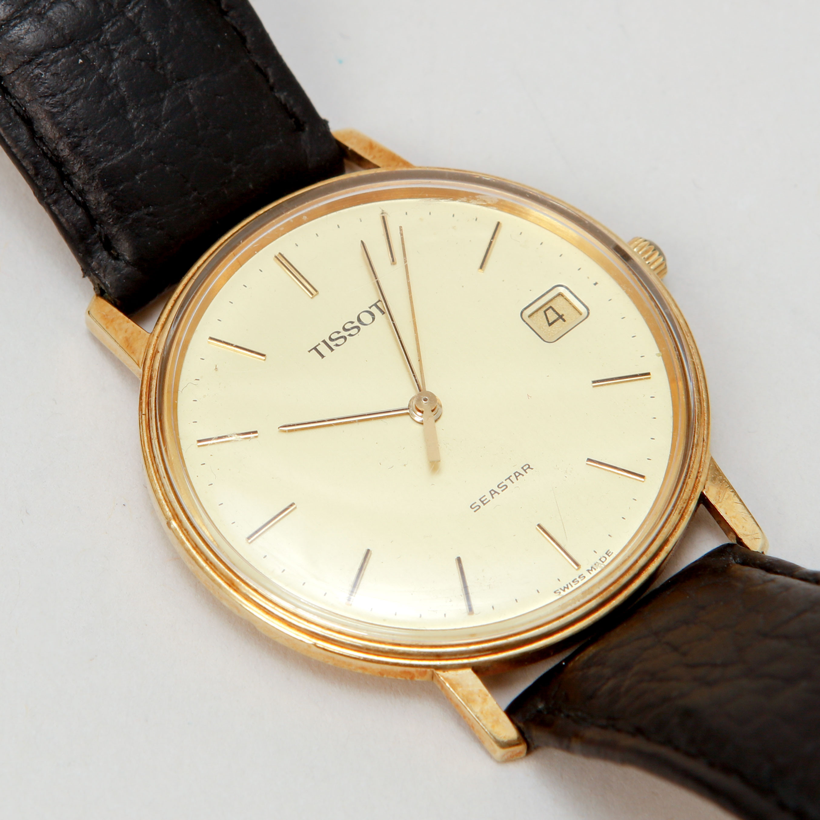 ARMBANDSUR, Tissot, Seastar, 14k guld, quartz.