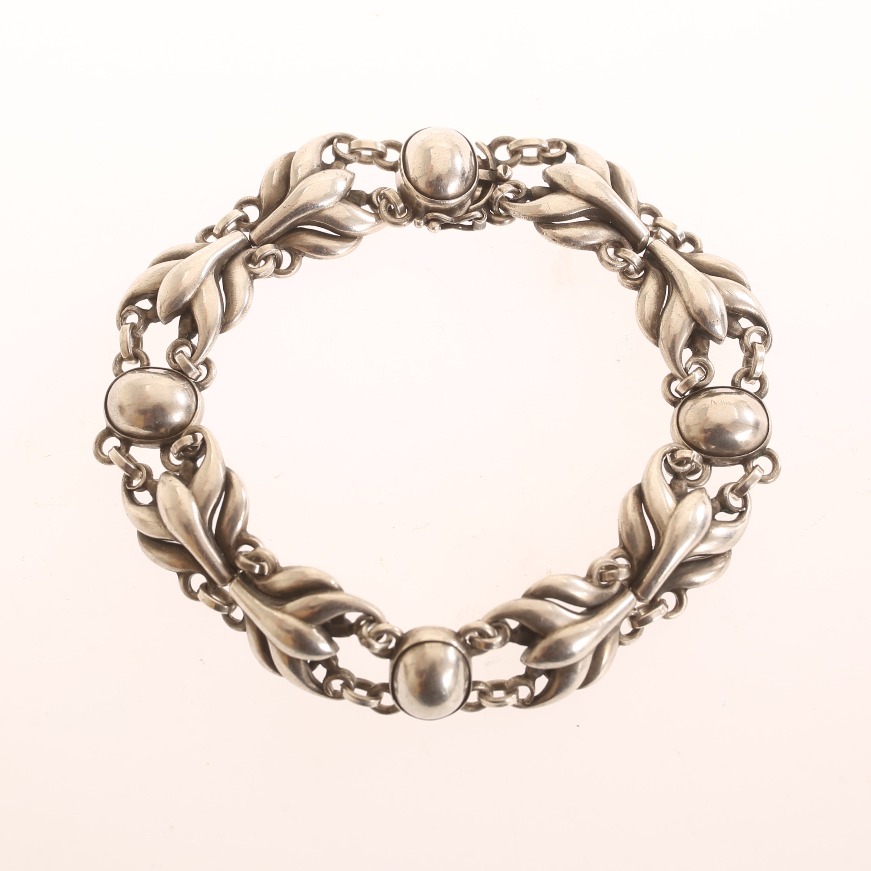 GEORG JENSEN & WENDEL. Armband, sterlingsilver, Danmark.