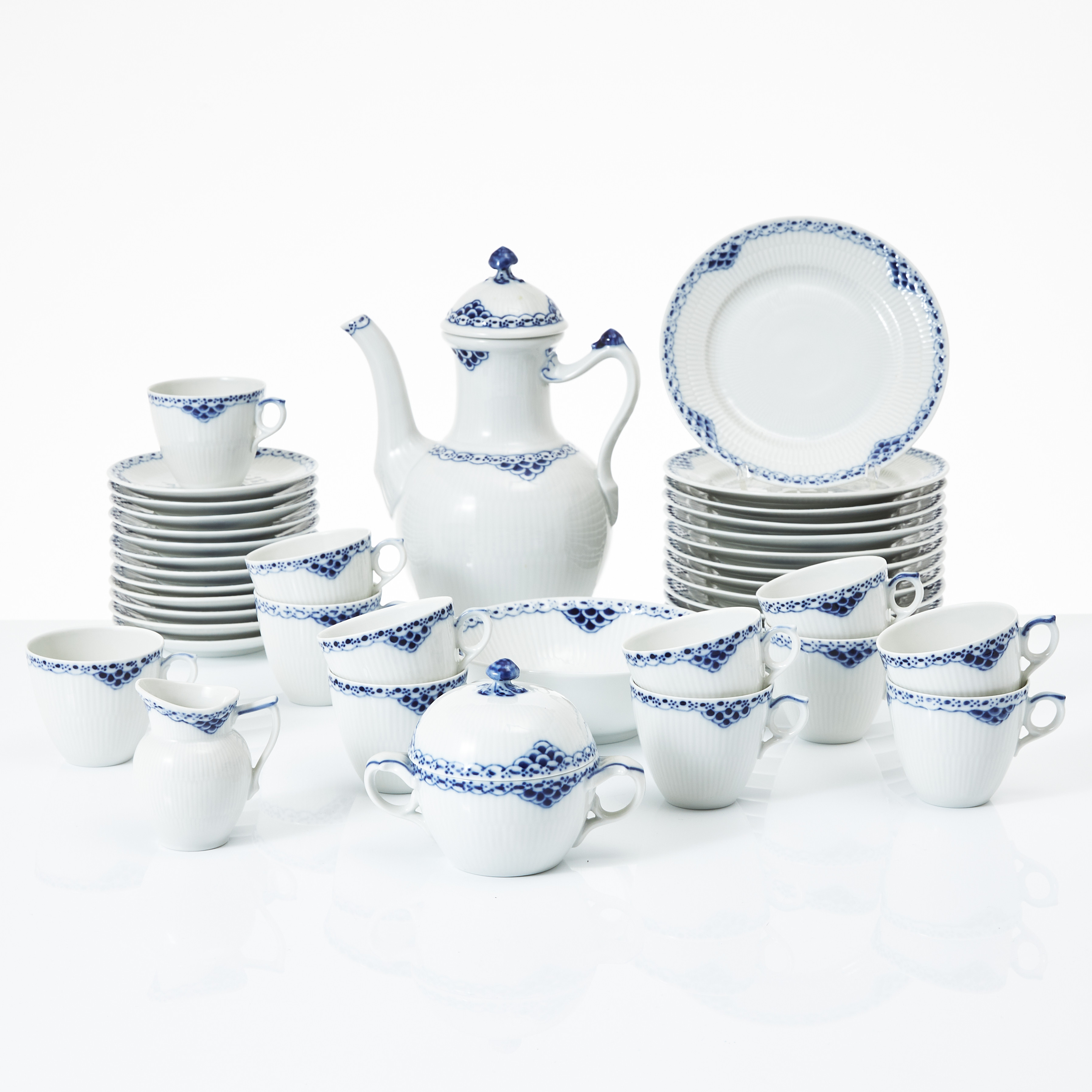 KUNGLIG DANSK, "Princess", kaffeservis, 28 dlr, porslin, Denmark.