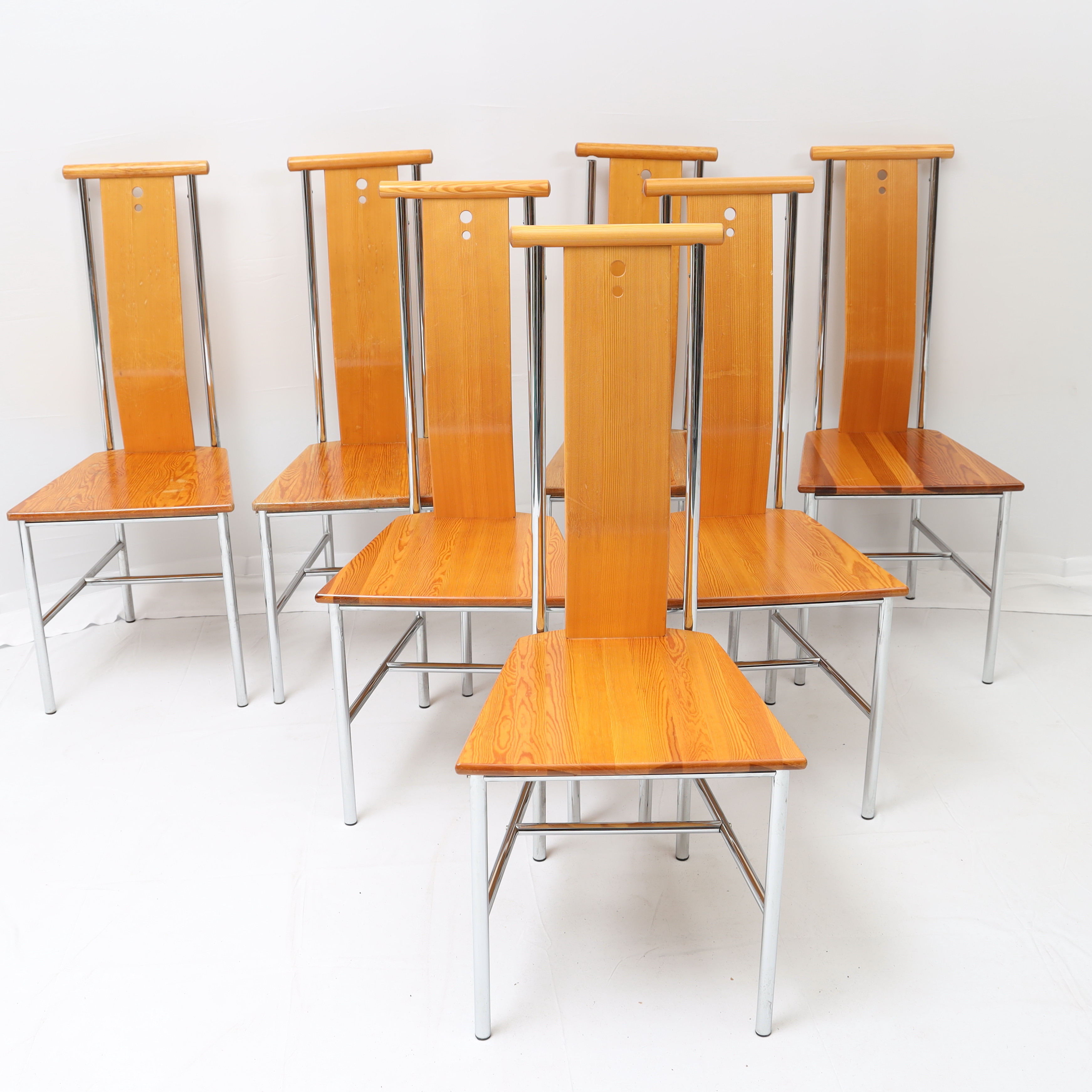 CARINA KARLSSON. Stolar 7st, "Turku" formgiven 1991 för Ikea.