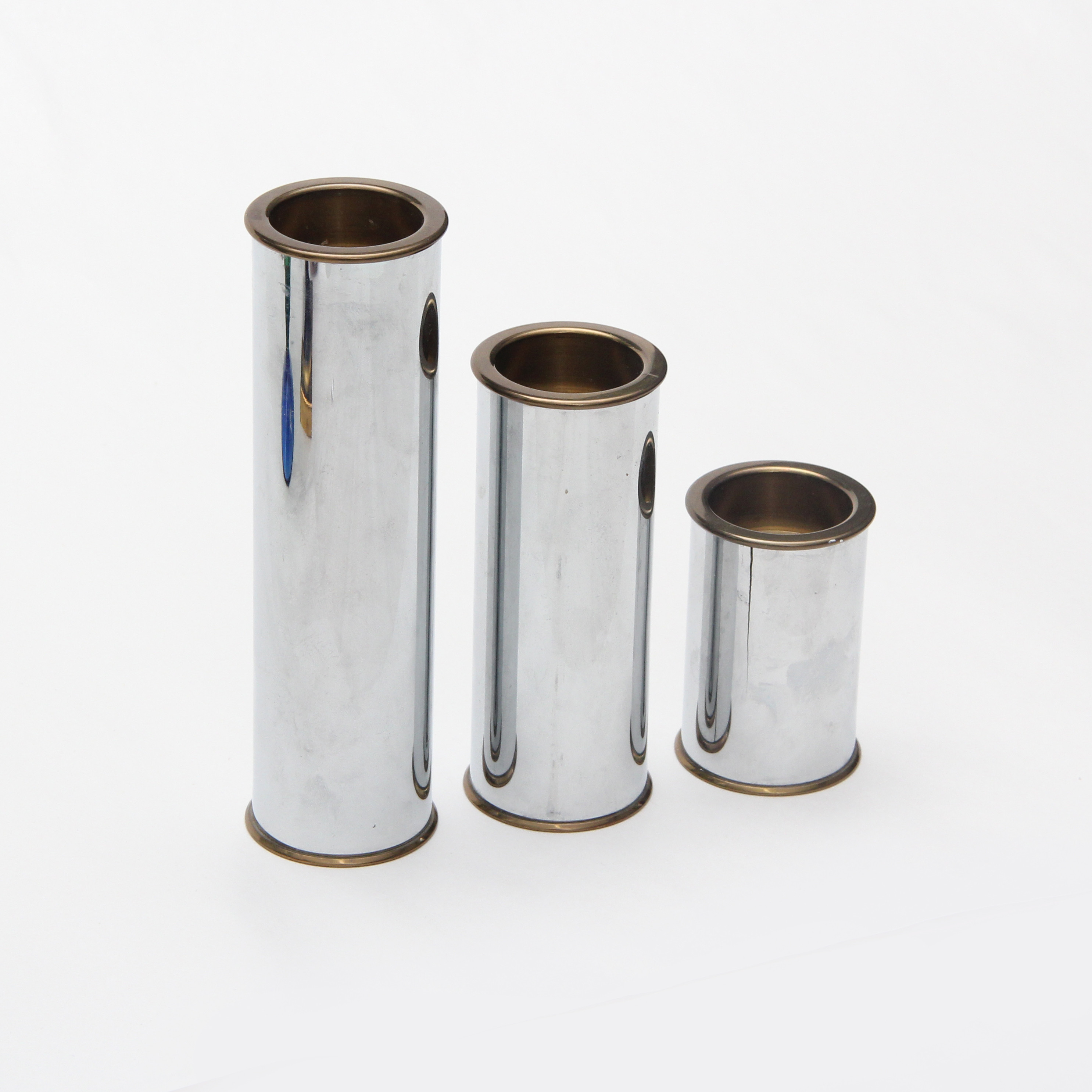 LJUSSTAKAR, 3 st, metall, Staffa Englesson AB, Stockholm.