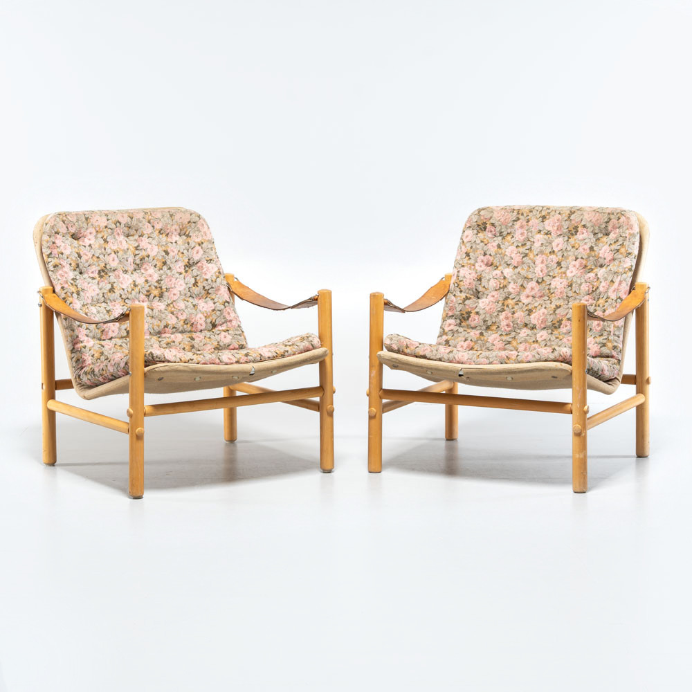 BROR BOIJE. Safaristolar, 1 par, "Junker", DUX, 1960/70-tal.