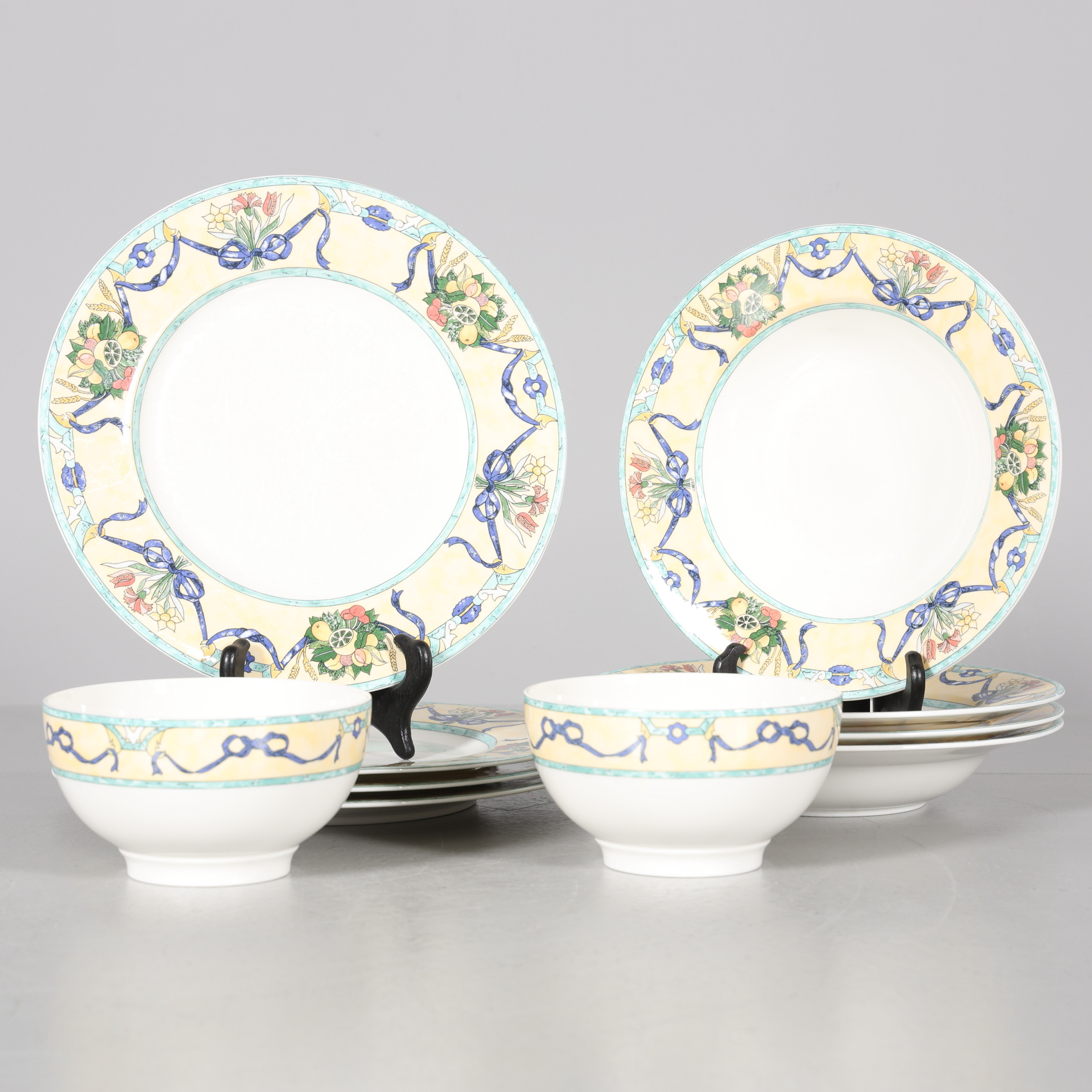 SERVISDELAR, 10 delar, porslin, "Castellina" Villeroy & Boch/Cittá & Campagna, Tyskland.