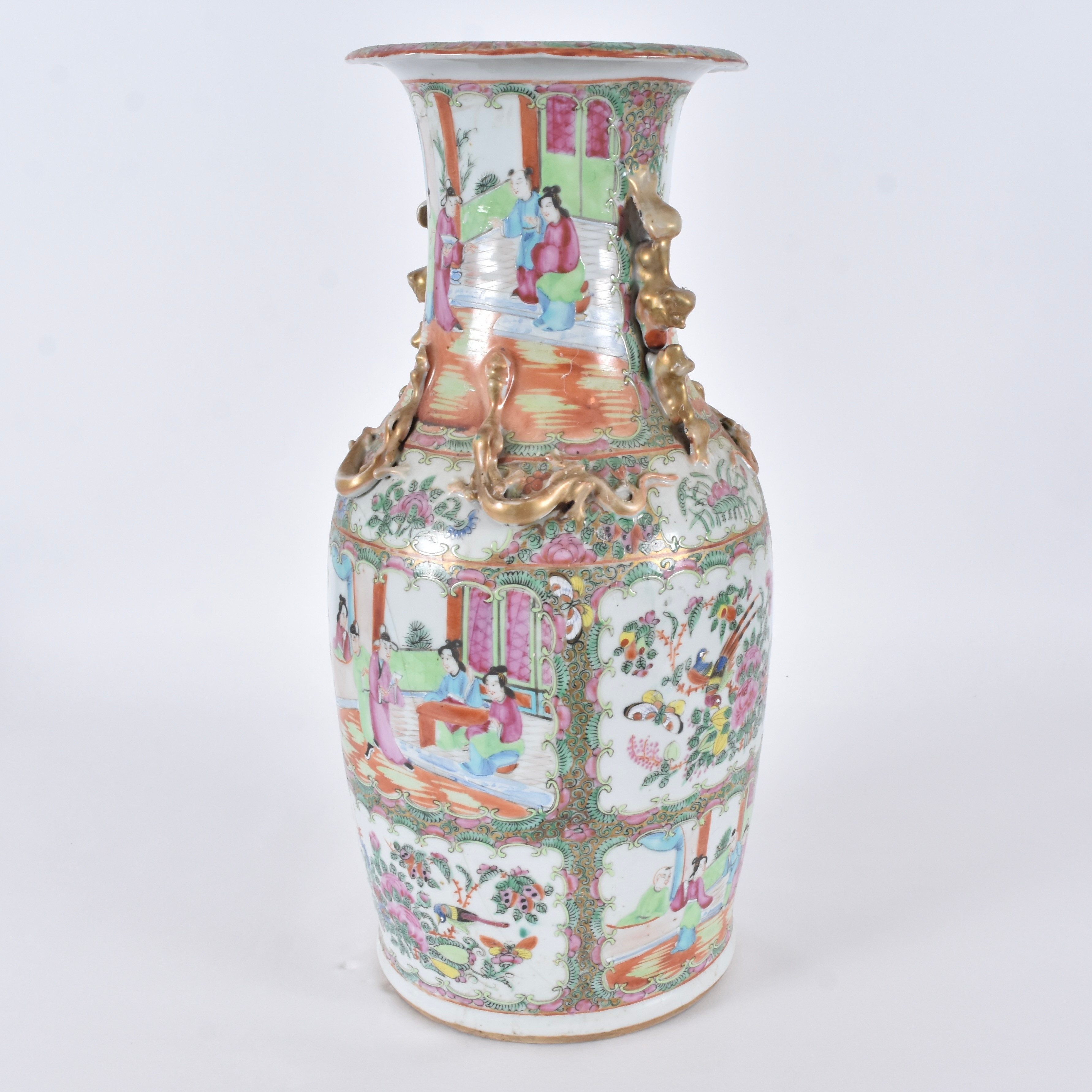 GOLVVAS, porslin, Kina, möjligen Daoguang (1820-1850).