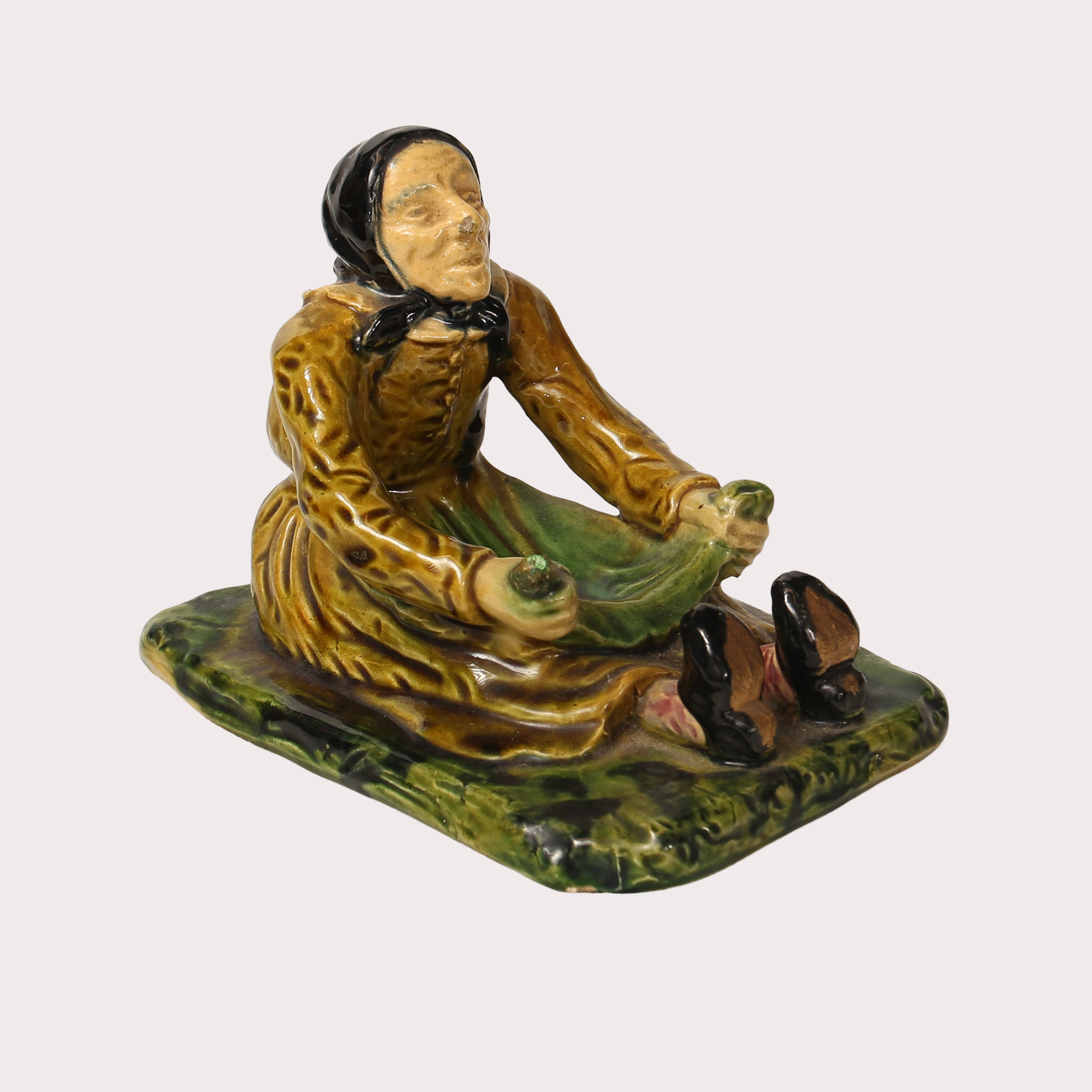 KARL HOLST "Påltorperskan", Höganäs. Omkring 1800-talets sista fjärdedel.